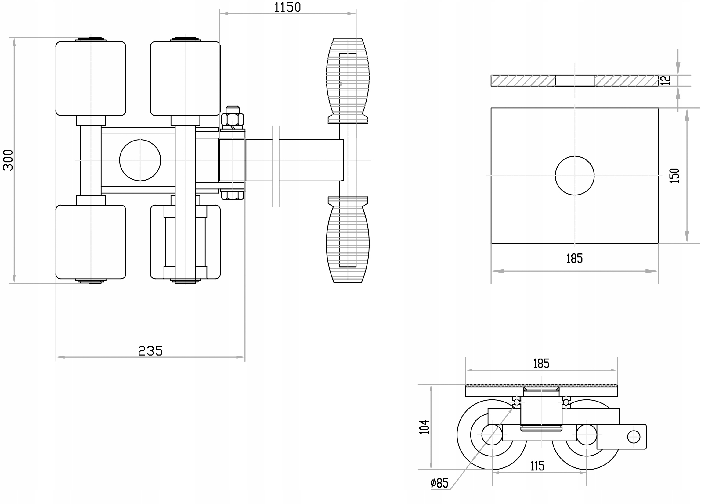 PLATFORMA TRANSPORTOWA Transporter 3 TONY PT3