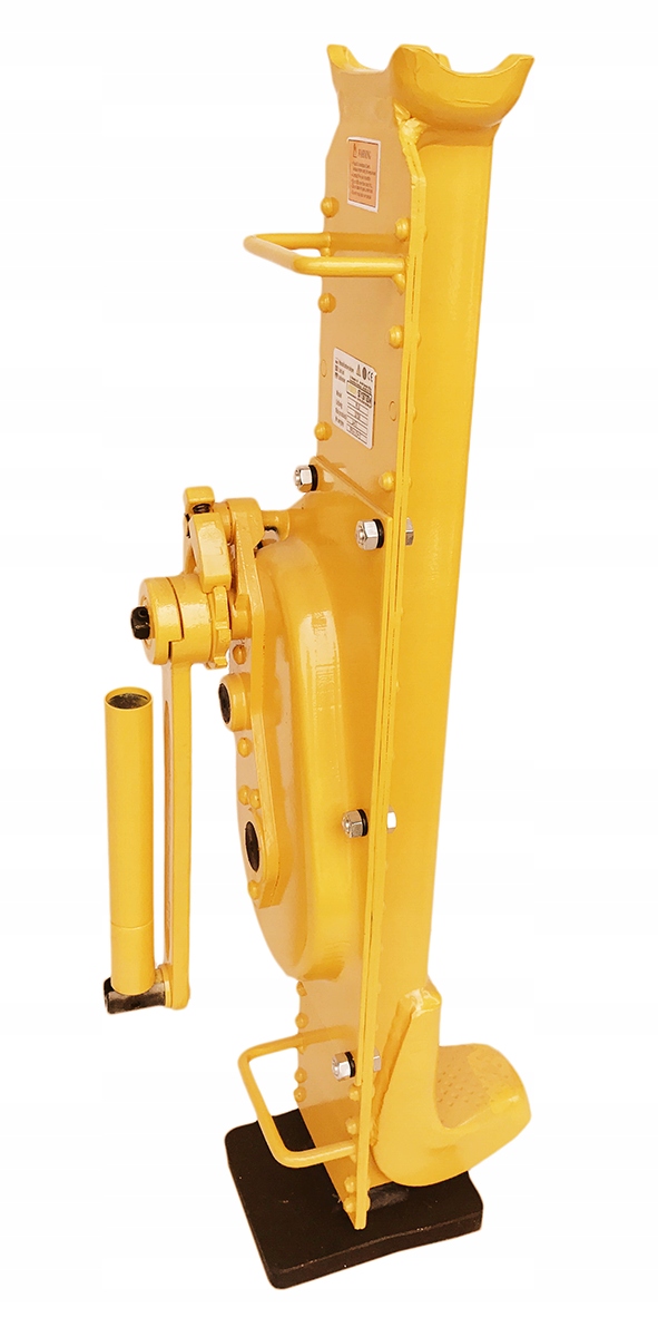 Podnośnik korbowy zębatkowy kolejowy PK5 o udźwigu 5 ton 5000kg 730mm