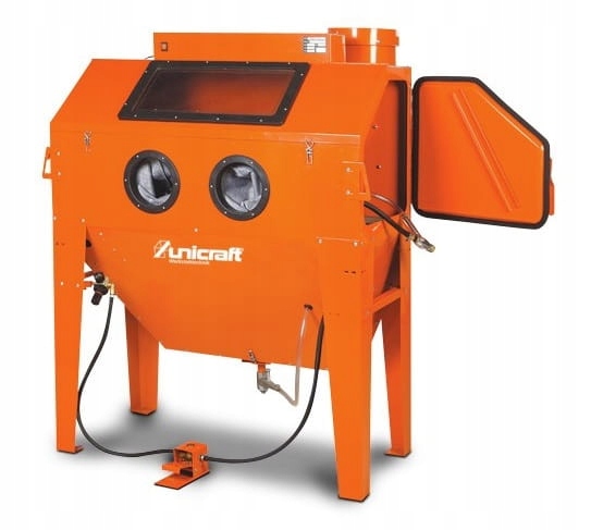 Unicraft SSK 3 Komora do piaskowania z oświetleniem Piaskarka kabinowa 340l