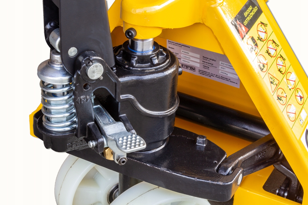 PALECIAK 115x54cm 2.5t RĘCZNY WÓZEK PALETOWY 2500Kg Wózek magazynowy P2500I