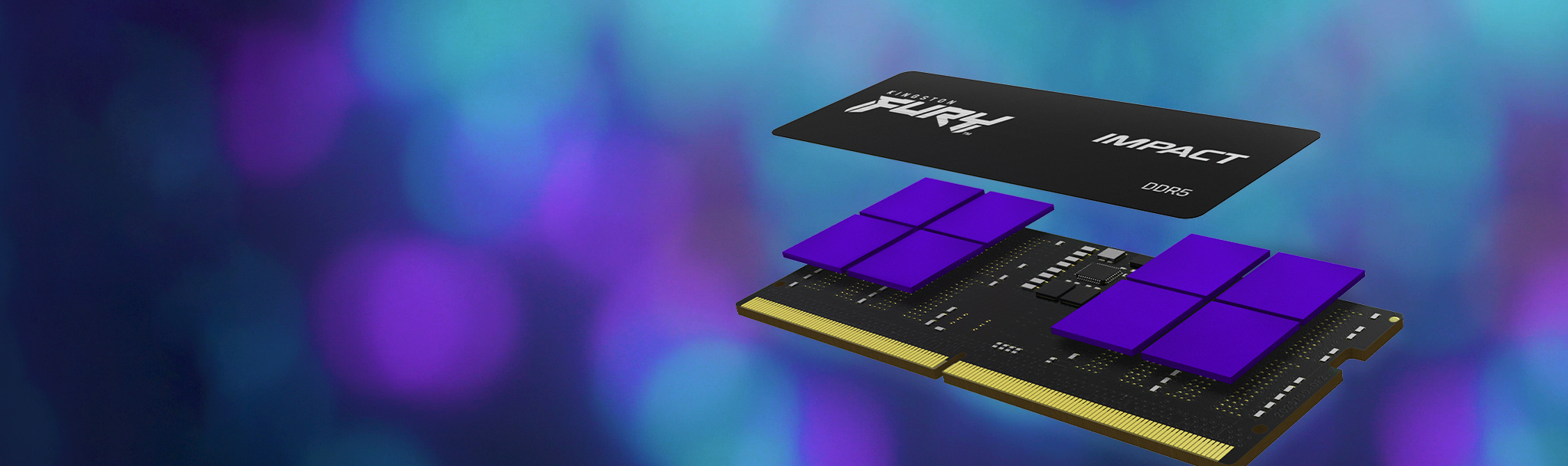 Pamięć SODIMM DDR5 Kingston FURY Impact 16GB (1x16GB) 4800MHz CL38 1,1V Cza