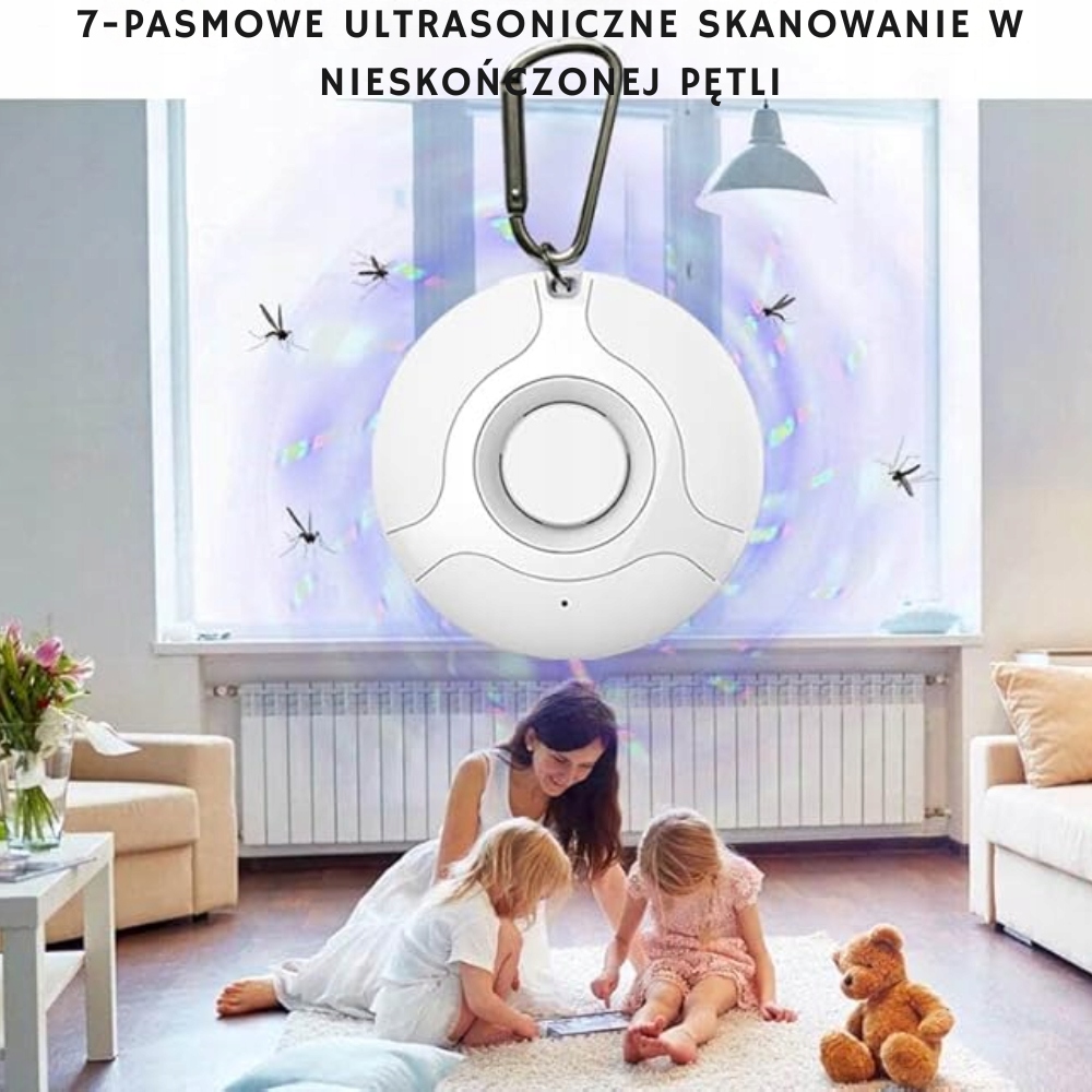 Odstraszacz Ultradźwiękowy Komary Kleszcze Meszki TSG-41