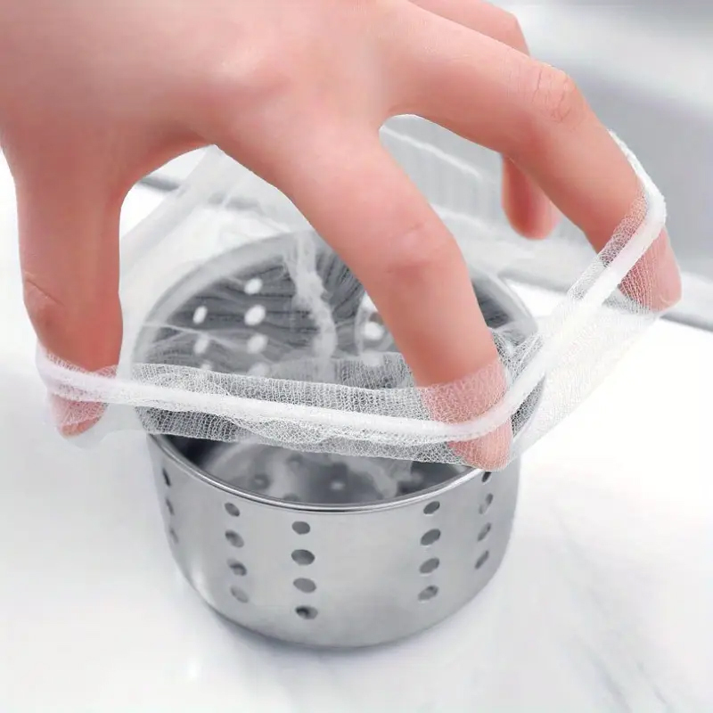 Filtry Do Zlewu Kuchennego ViO XN008 Siatkowy Worek 100 Szt Sitko do zlewu