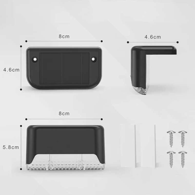 4 Szt Lampki Solarne Ogrodowe LED Na Schody ViO TSG-619 Ciepłe światło