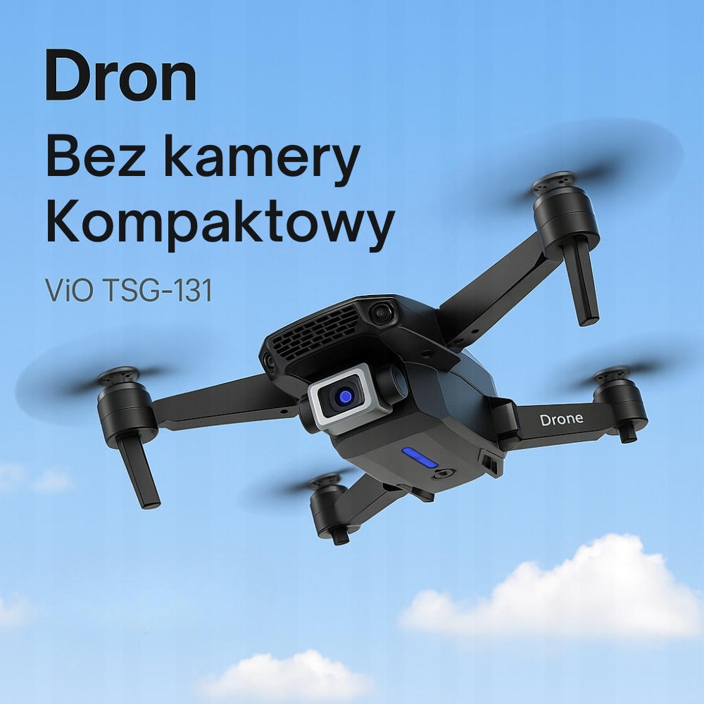 Dron Kompaktowy TSG-131 Zdalnie Sterowany Dziecięcy z Radiowym Sterowaniem