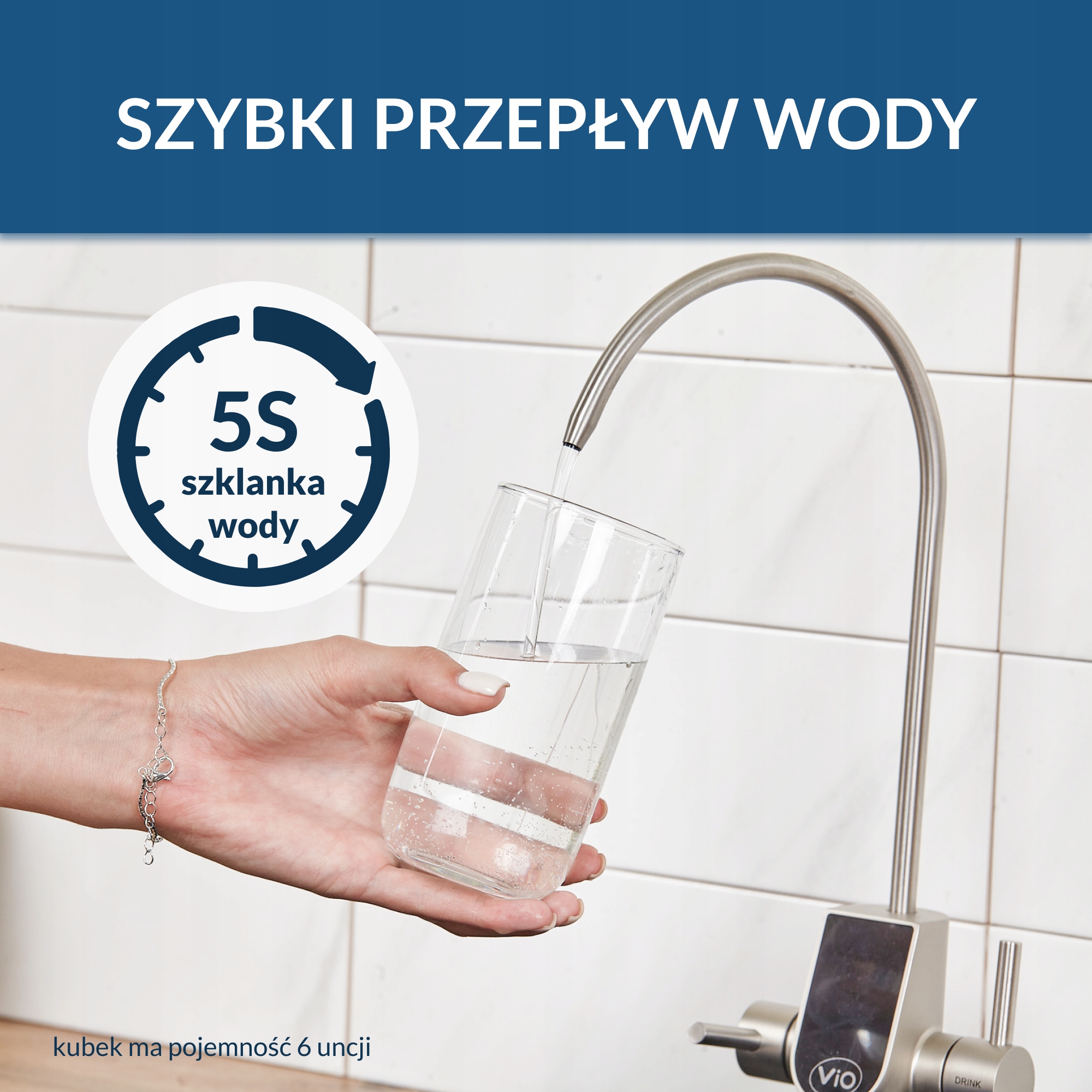 SYSTEM ODWRÓCONA OSMOZA VIO AW-RB26 800 Т z SMART-KRANEM WYDAJNOŚĆ 2 l/m