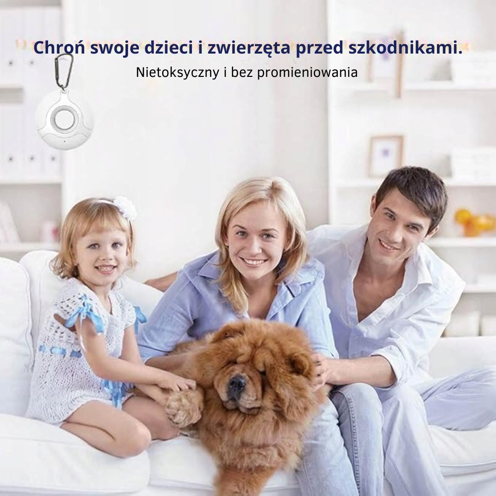 Odstraszacz Ultradźwiękowy Komary Kleszcze Meszki TSG-41