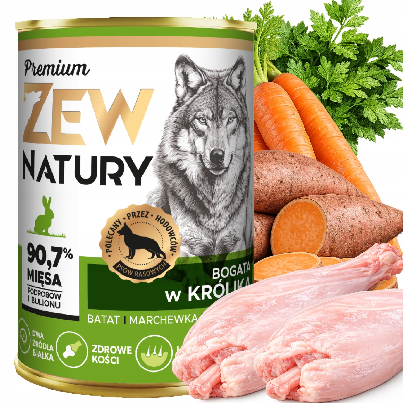 Zew Natury Premium Bogata w Królika 400 g