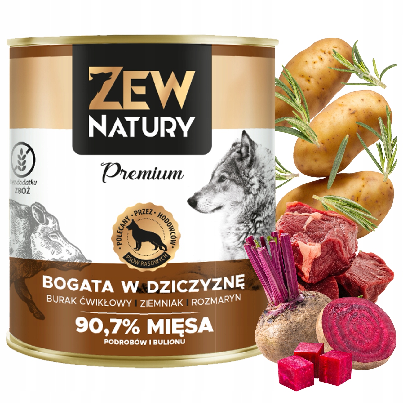 Zew Natury Bogata w Dziczyznę 800 g