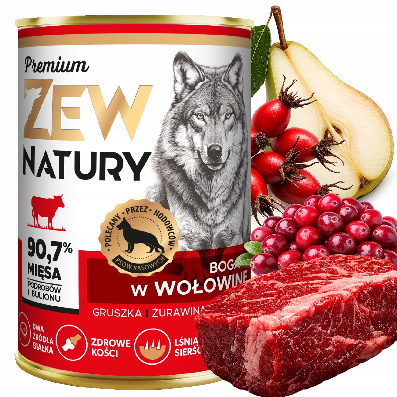 Zew Natury Premium Bogata w Wołowinę 400 g