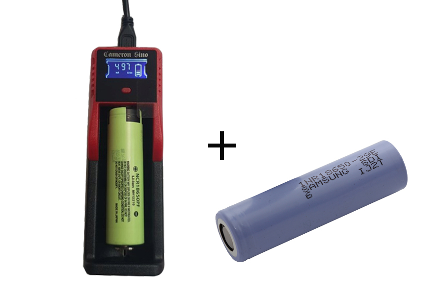 ŁADOWARKA DO BATERII AKU LI-ION + INR18650-29E