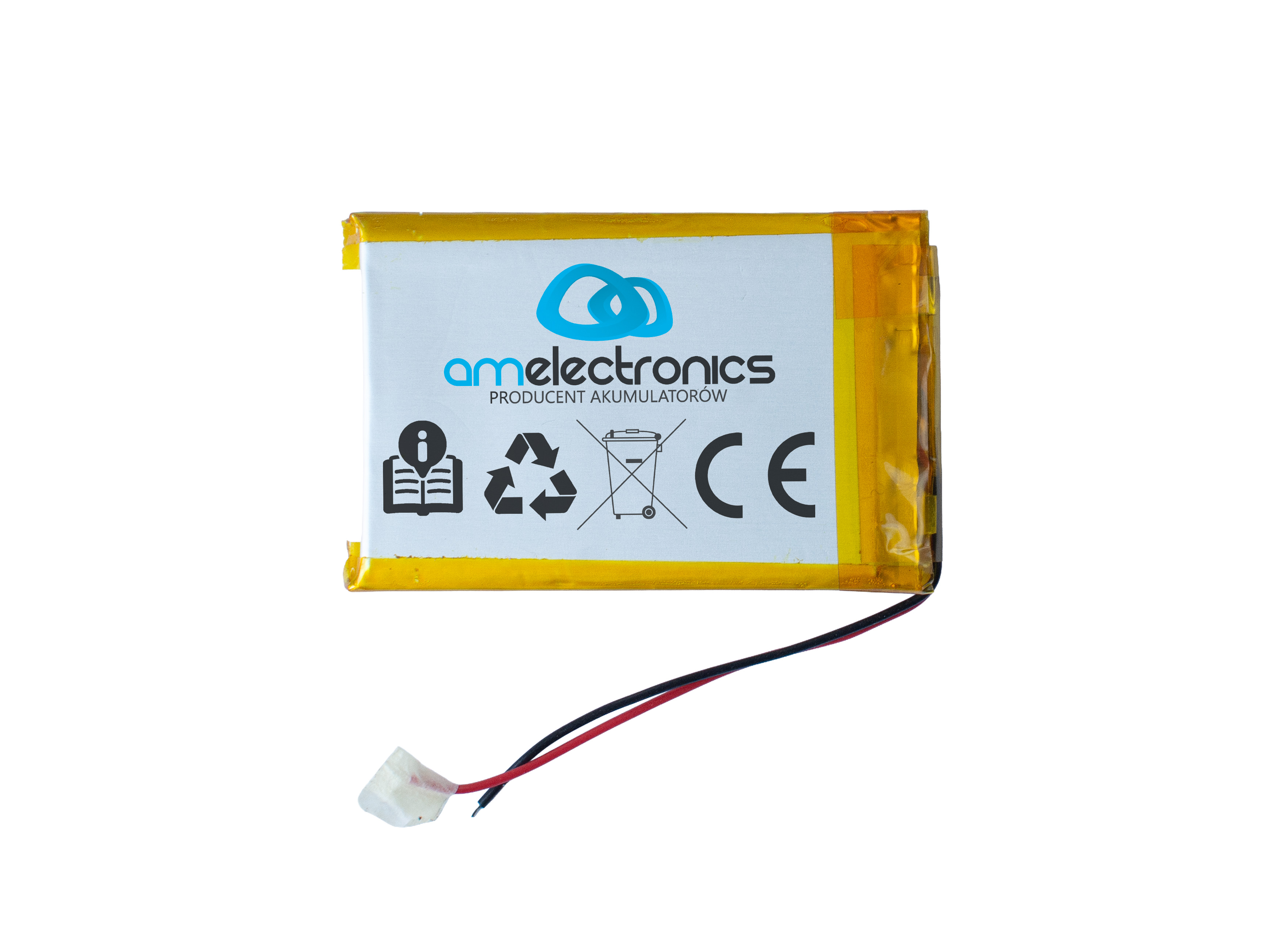 Akumulator pryzmatyczny 3,7V 1300mAh 454060 (4513)