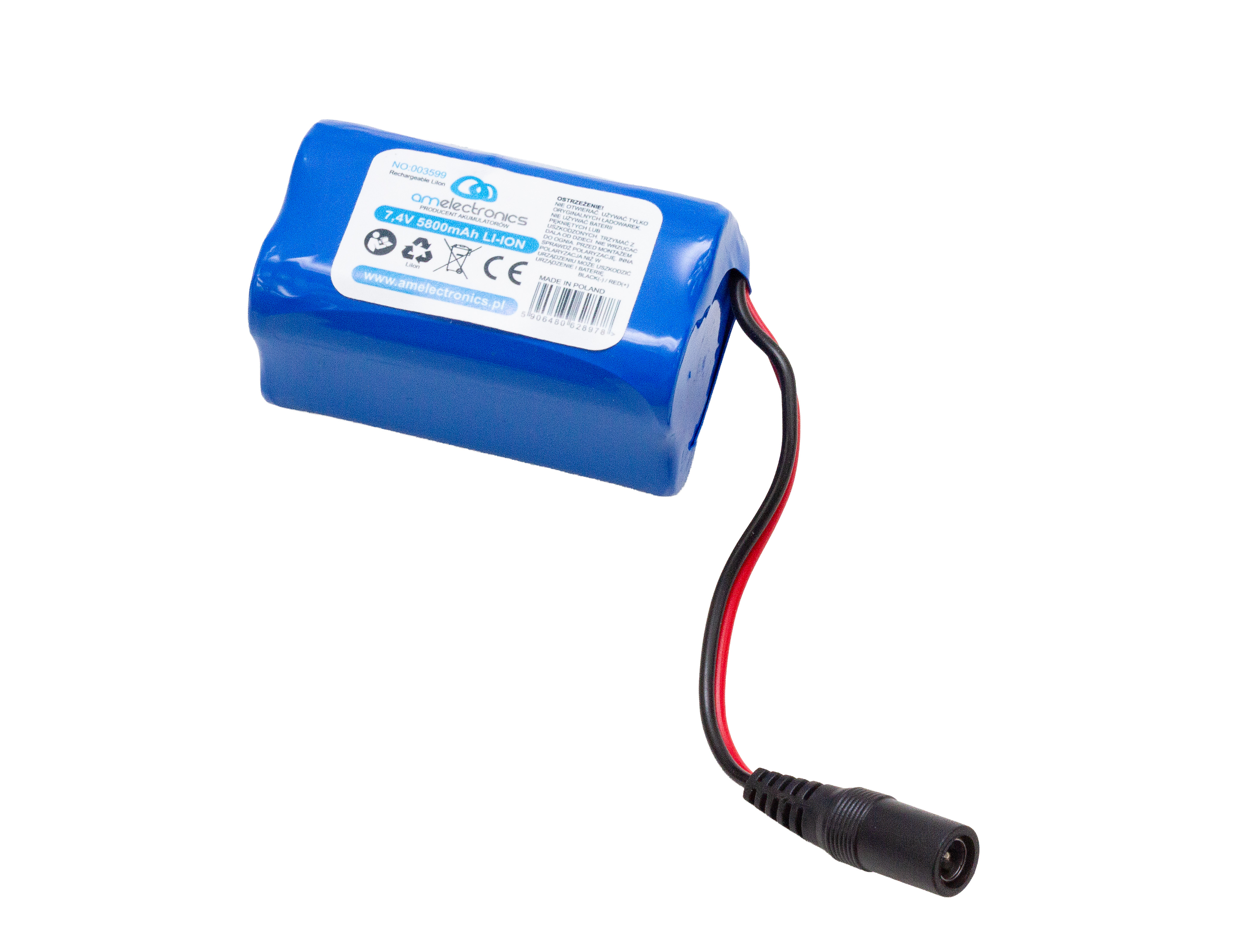 PAKIET DO ŁÓDKI FLYTEC 7,4V 5800MAH LI-ION (3599)