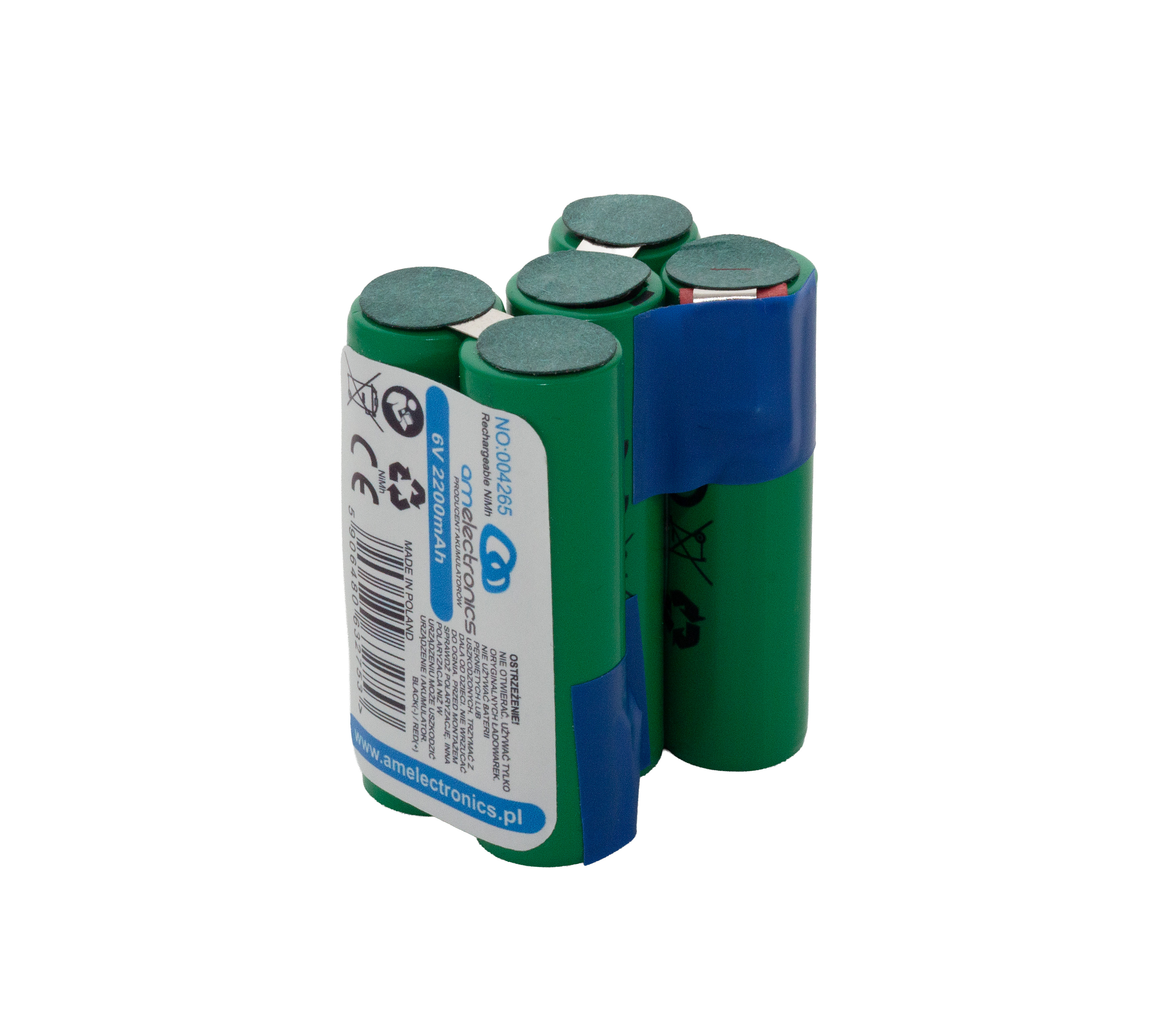 pakiet aku AA 6V 2200mAh Ni-Mh (4265)