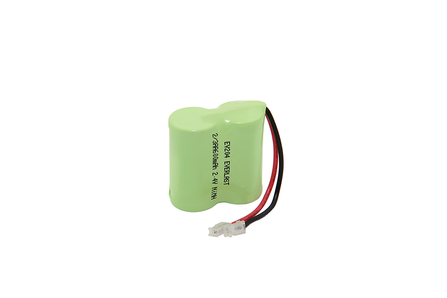 AKUMULATOR PAKIET EV204 2/3AA 600mAh 2,4V Ni-Mh EV-ZŁA-32