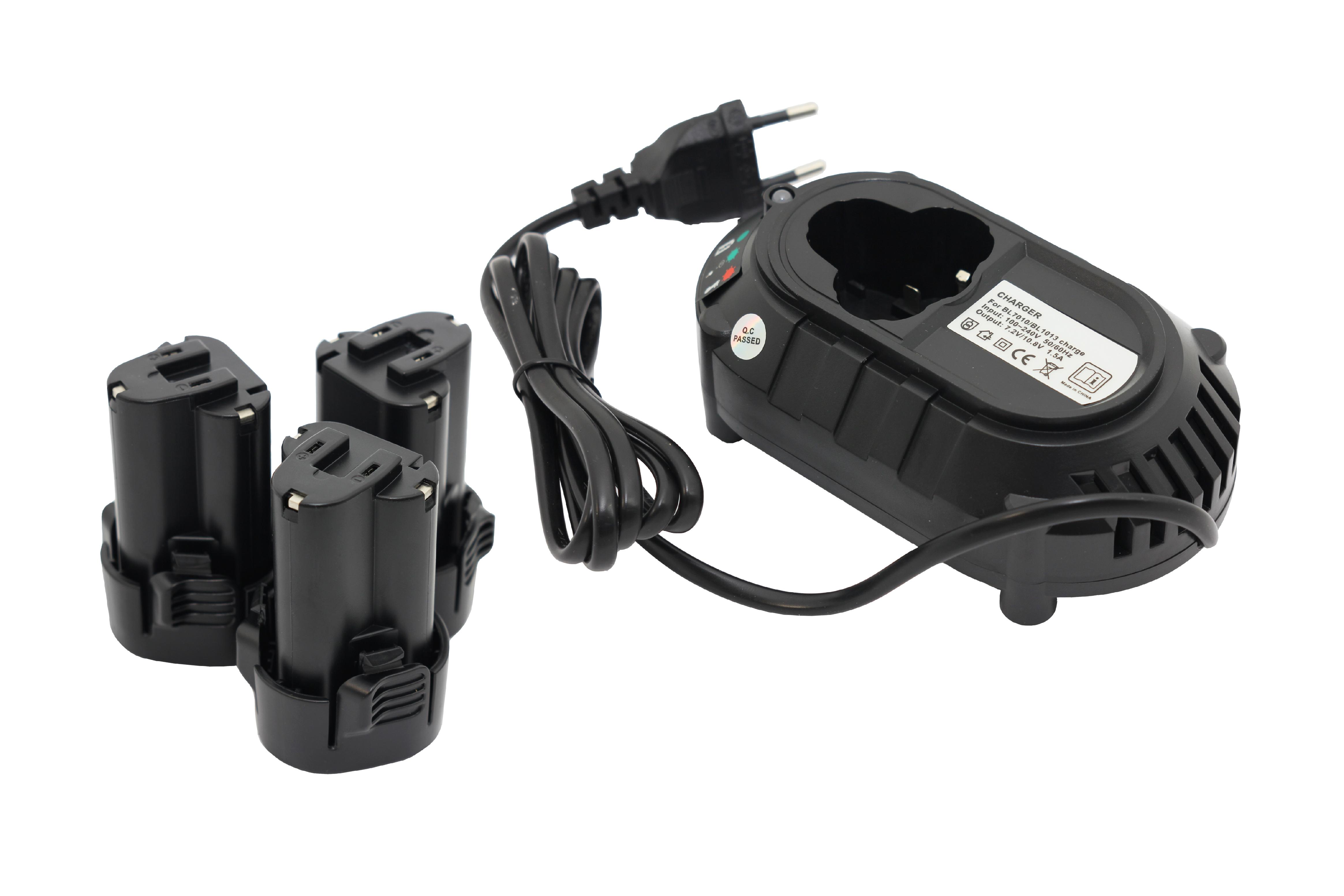 ŁADOWARKA MAKITA + 3 BATERIE 10,8V 2600mAh CC300