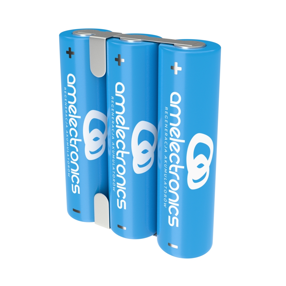 Pakiet akumulatorów 18650 3,7V 1S3P 10200mAh LI-IO (4667)
