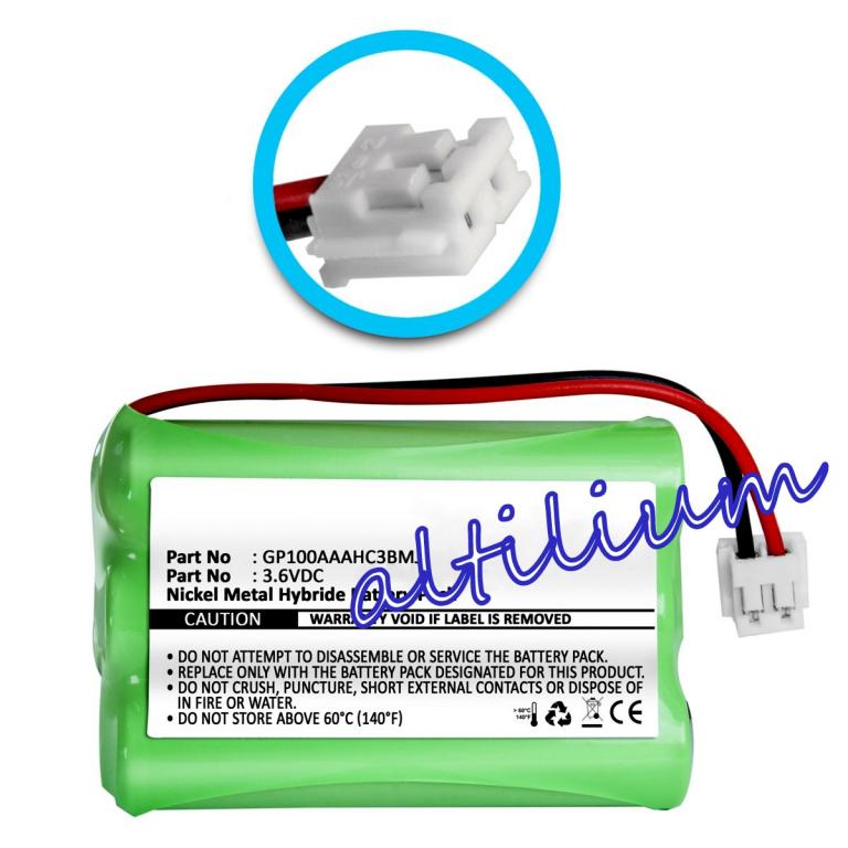 AKUMULATOR do Audioline Baby Care V100 3,6V 800mAh wtyk JST EHR
