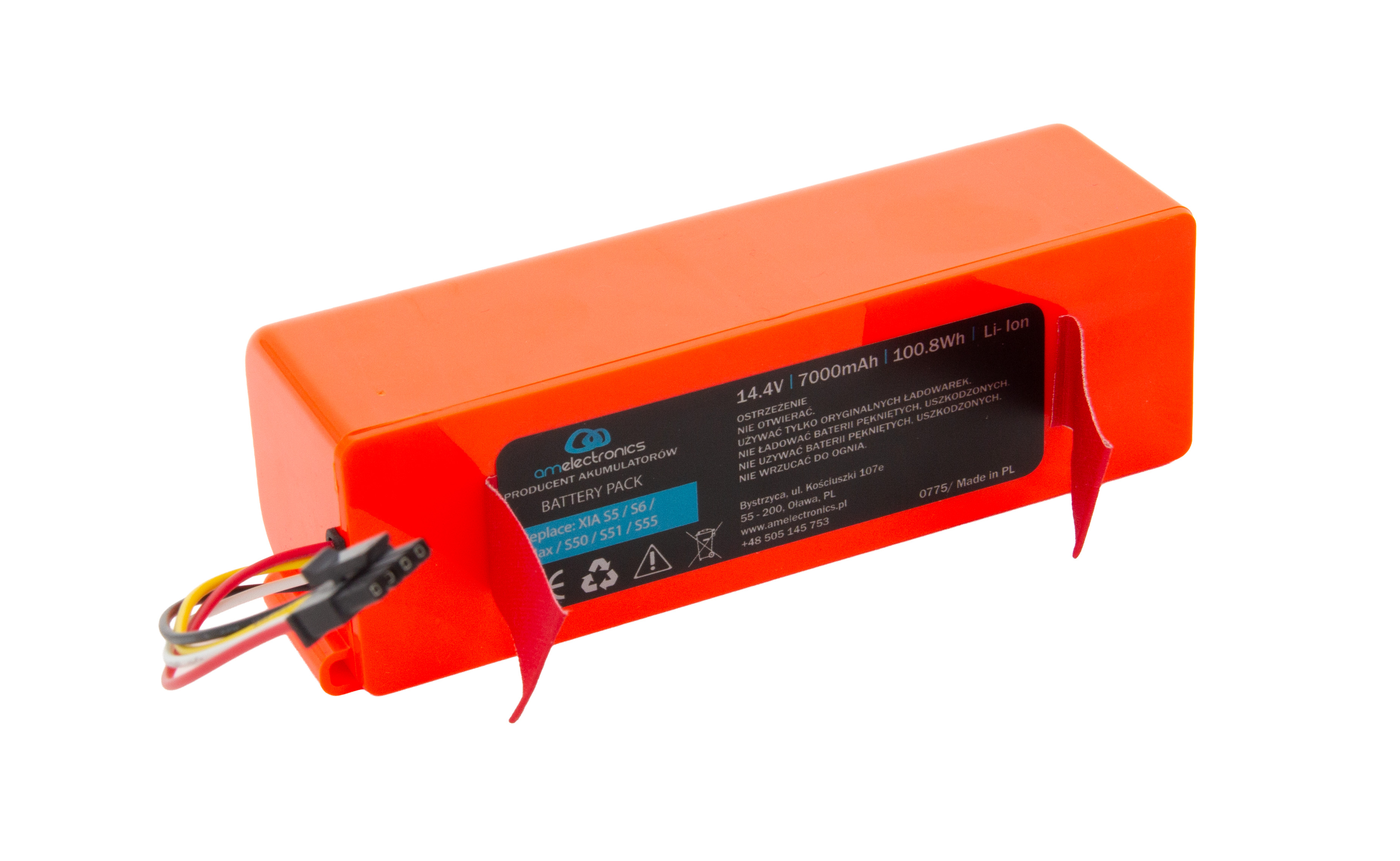 Akumulator bateria do Xiaomi Roborock S6 MaxV 14,4V 7000mAh LiIon (0775)