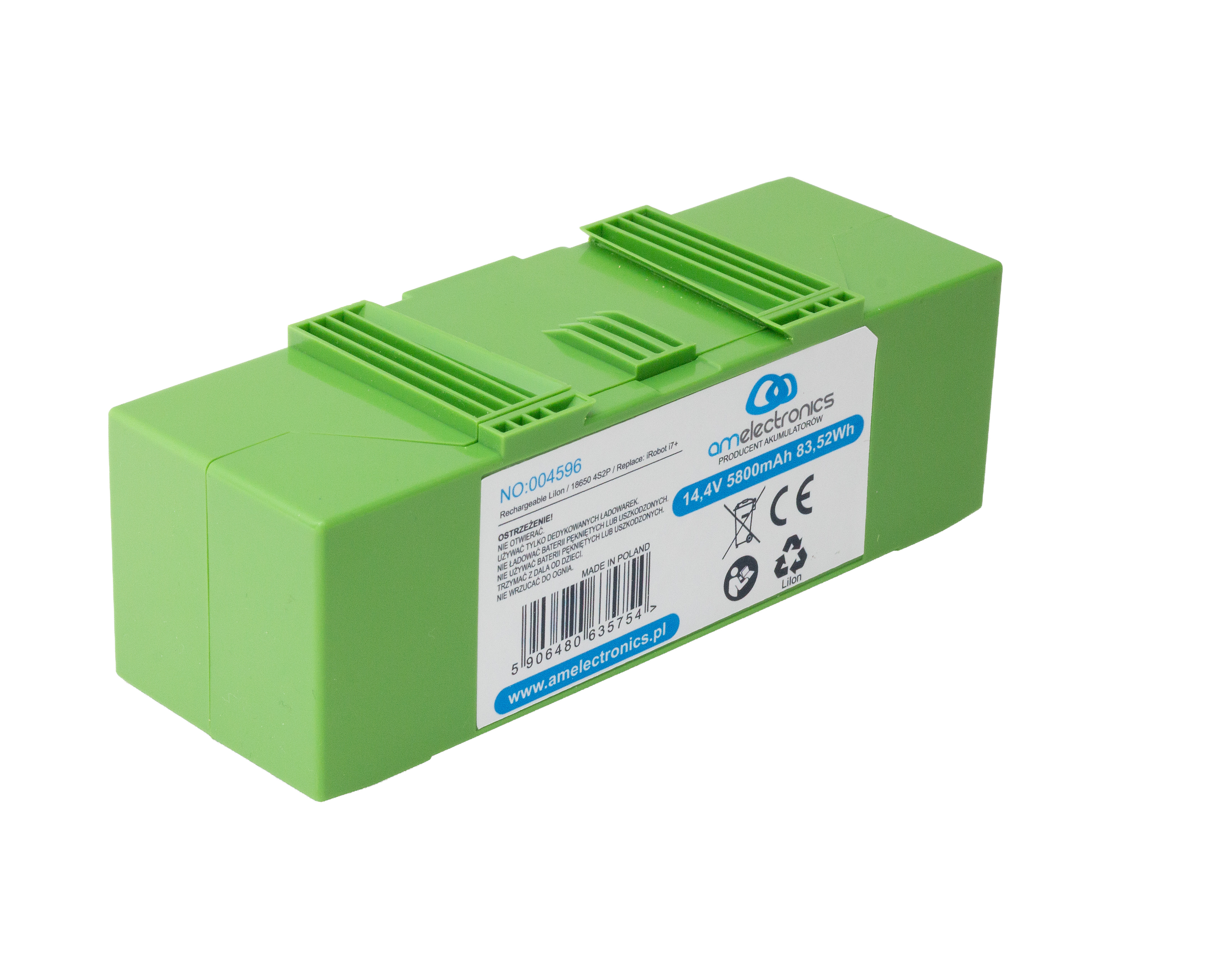 Akumulator do iRobot i7+ case 14,4V 5800mAh (4596)