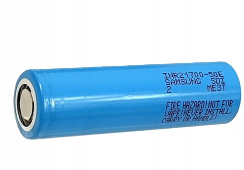 Akumulator NOWE ogniwo Samsung INR 21700-50E 3,7V 5,0mAh Li-Ion