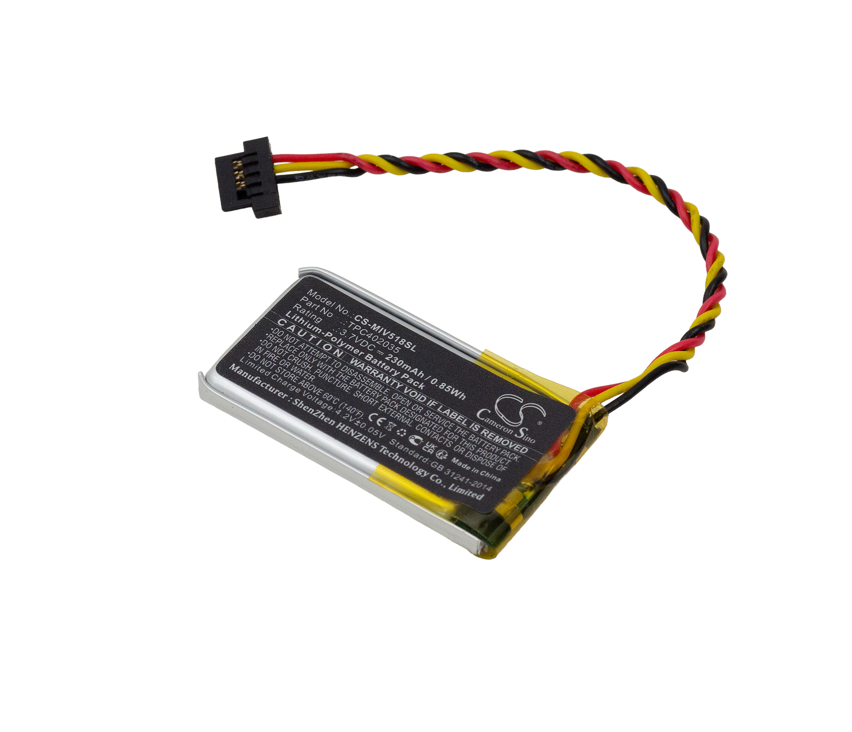 AKUMULATOR MIO TPC402035 3,7V 230MAH (1533)
