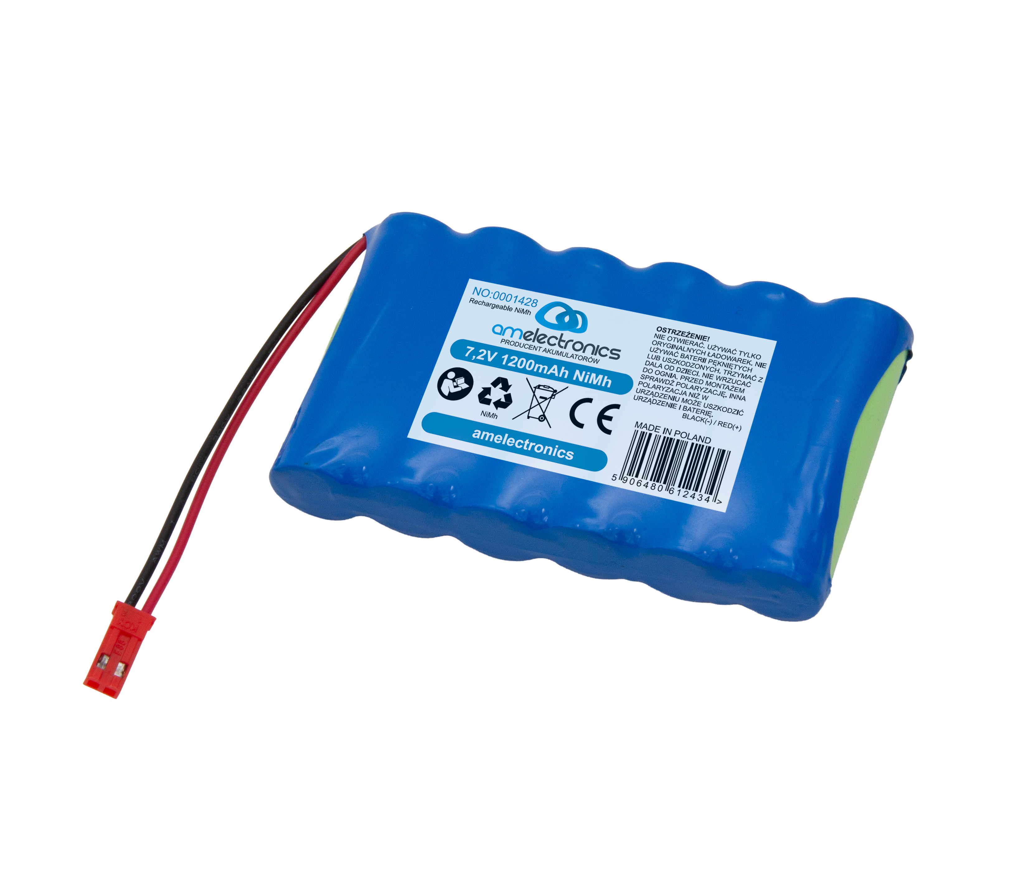 PAKIET AKUMULATOR DO R/C 7,2V 1200MAH SYP-2P (1428)