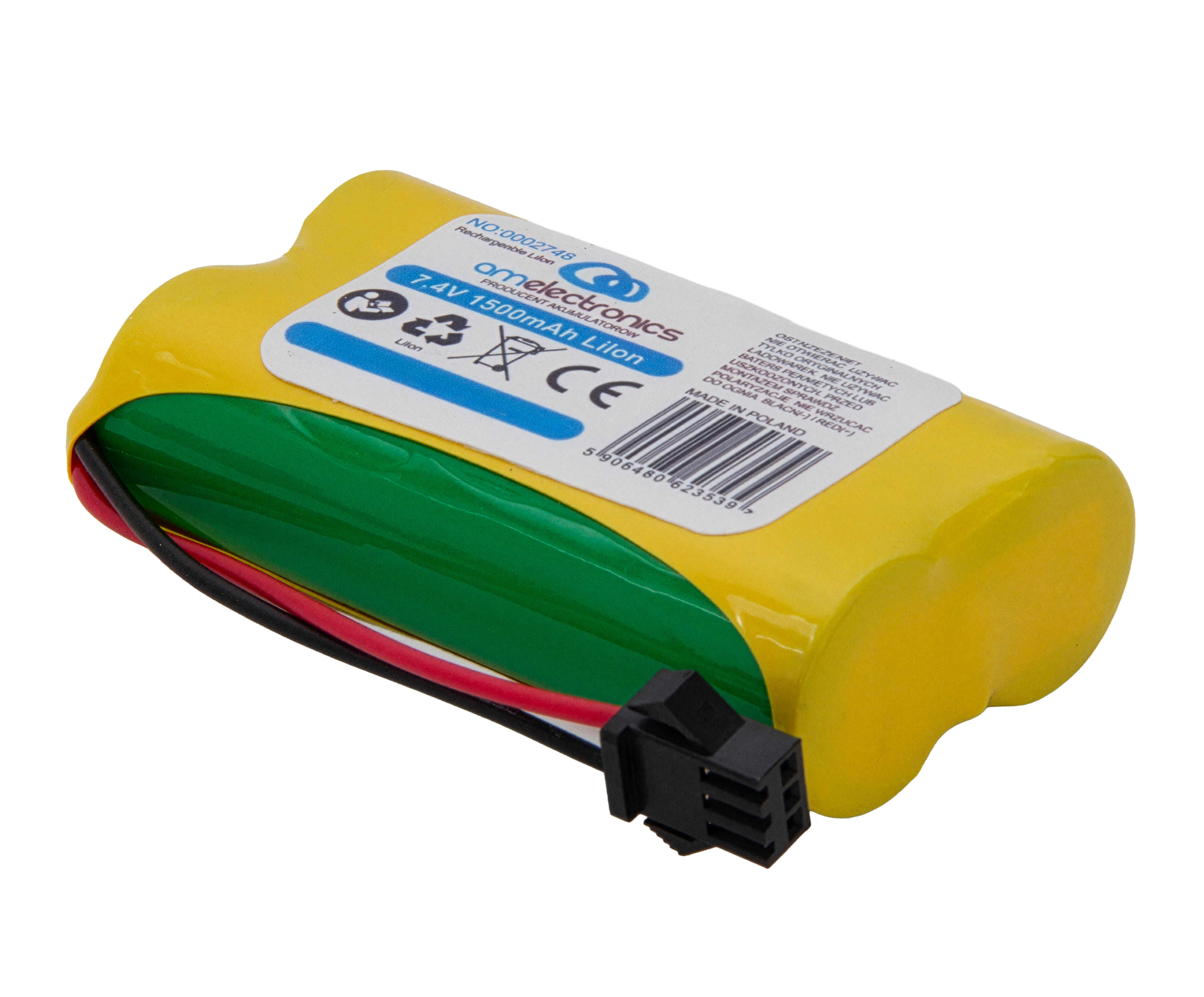 PAKIET 7,4V 1500mAh SM3P  (2748)