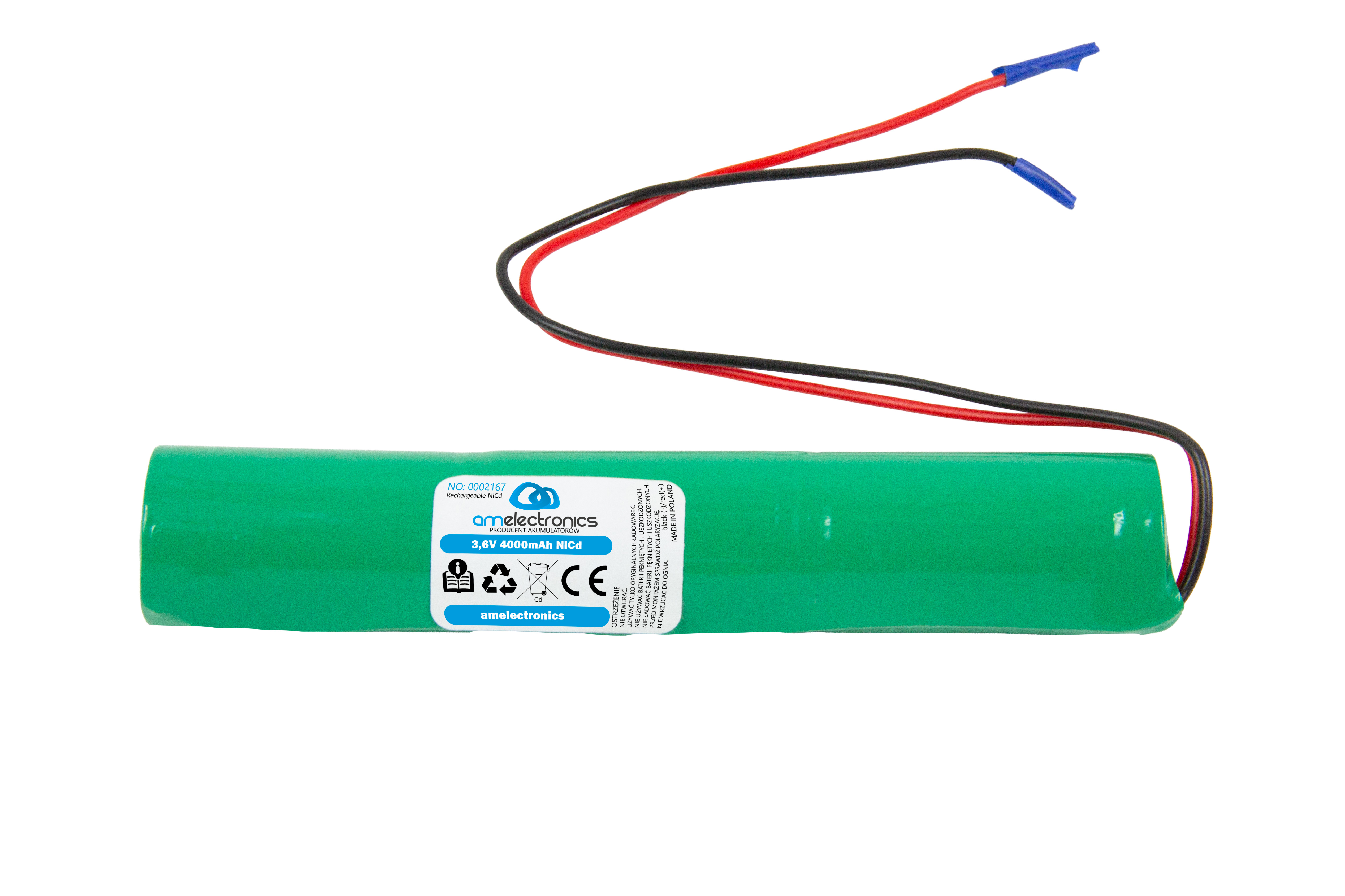 PAKIET DO LAMP AWARYJNYCH 3,6V 4000mAh Ni-Cd (2167)