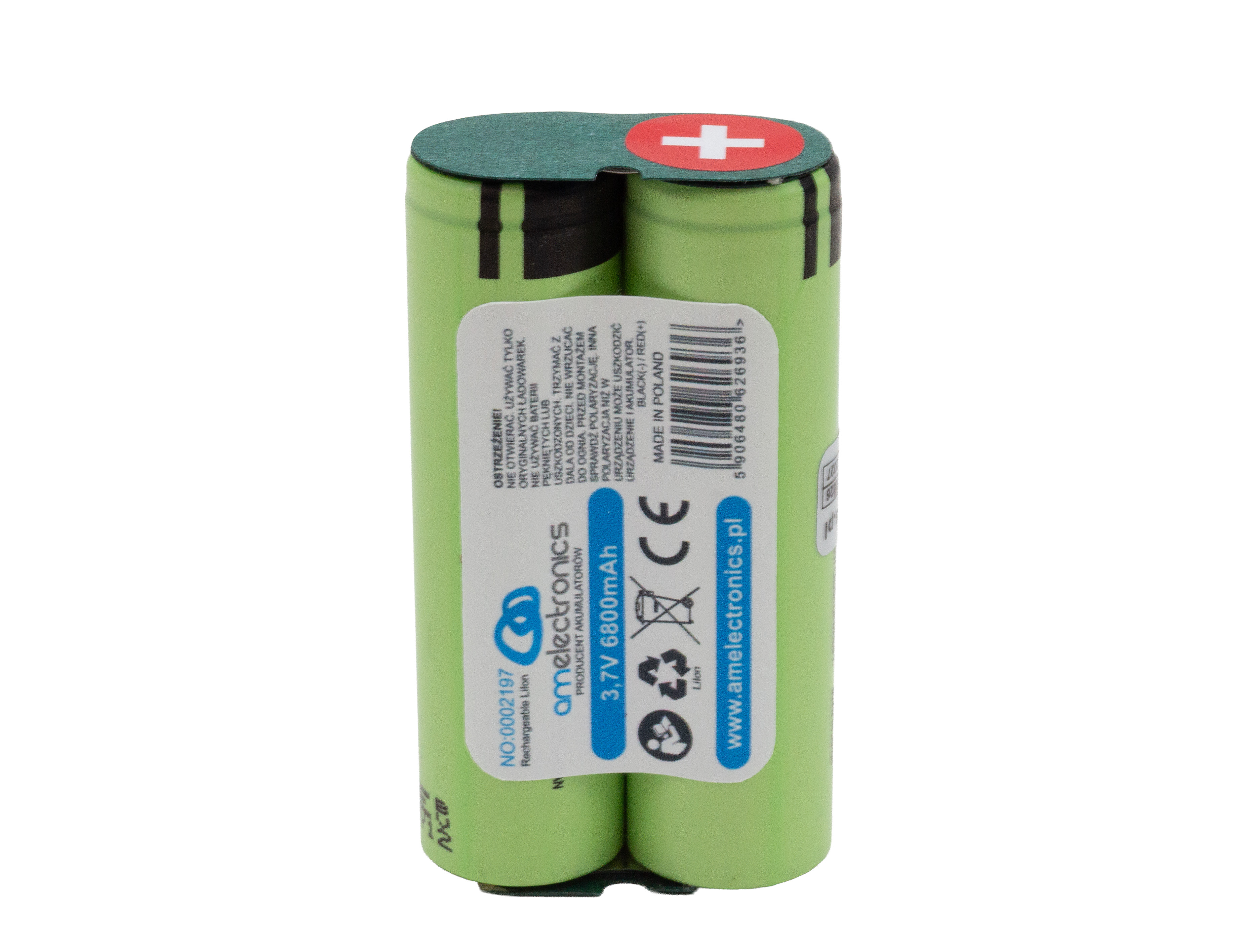 PAKIET 3,7V 6800mAh 1S2P LiIon (2197)