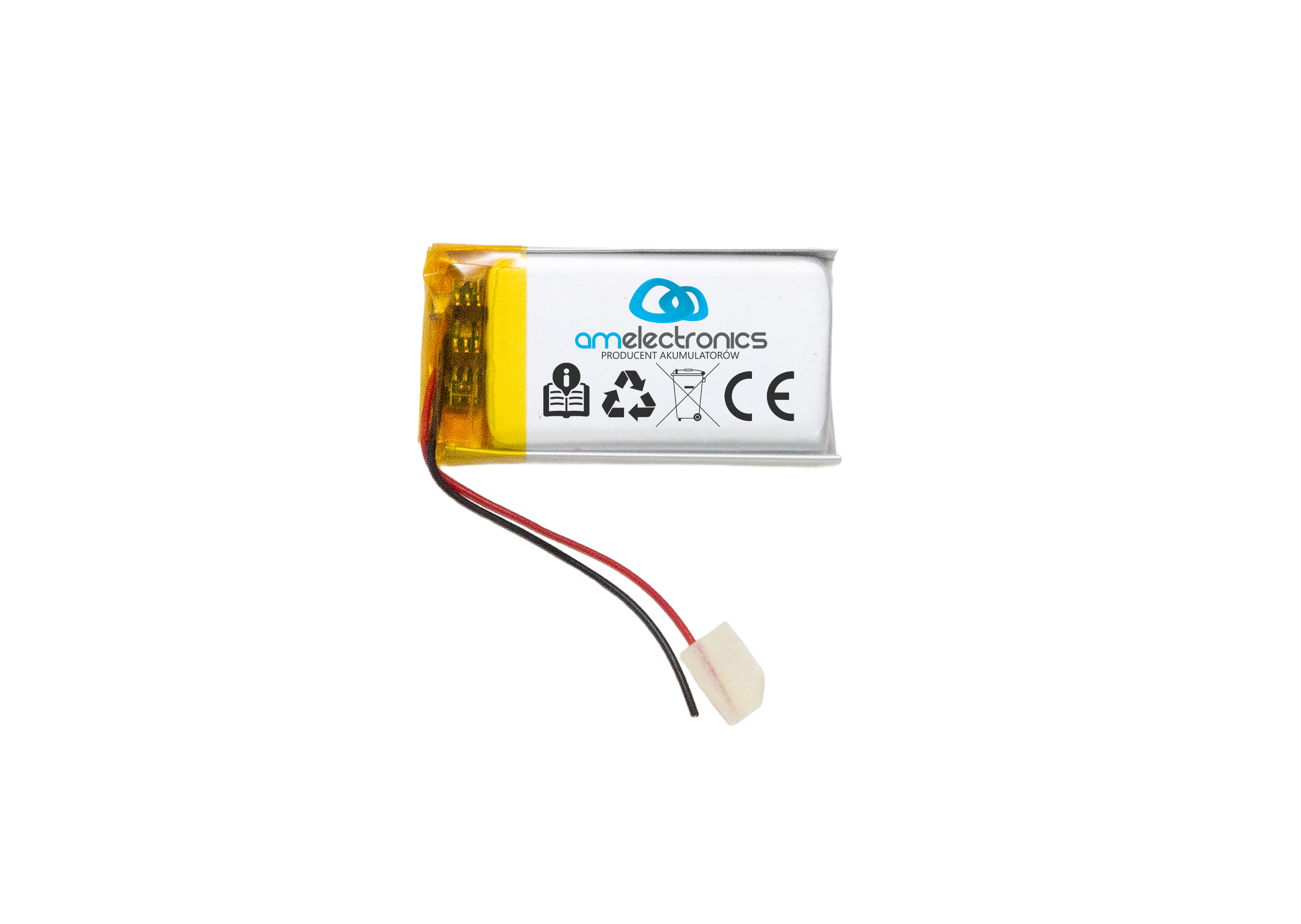 Akumulator pryzmatyczny 3,7V 800mAh 502035 (4775)