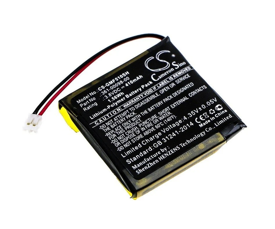 Akumulator Garmin 361‑00098‑00 3.8V 410mAh – zamiennik CS‑GMF510SH do Garmin Fenix 5X (1529)