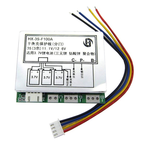 MODUŁ OCHRONY OGNIW BMS PCB Li-ion 3S 11,1V 100A