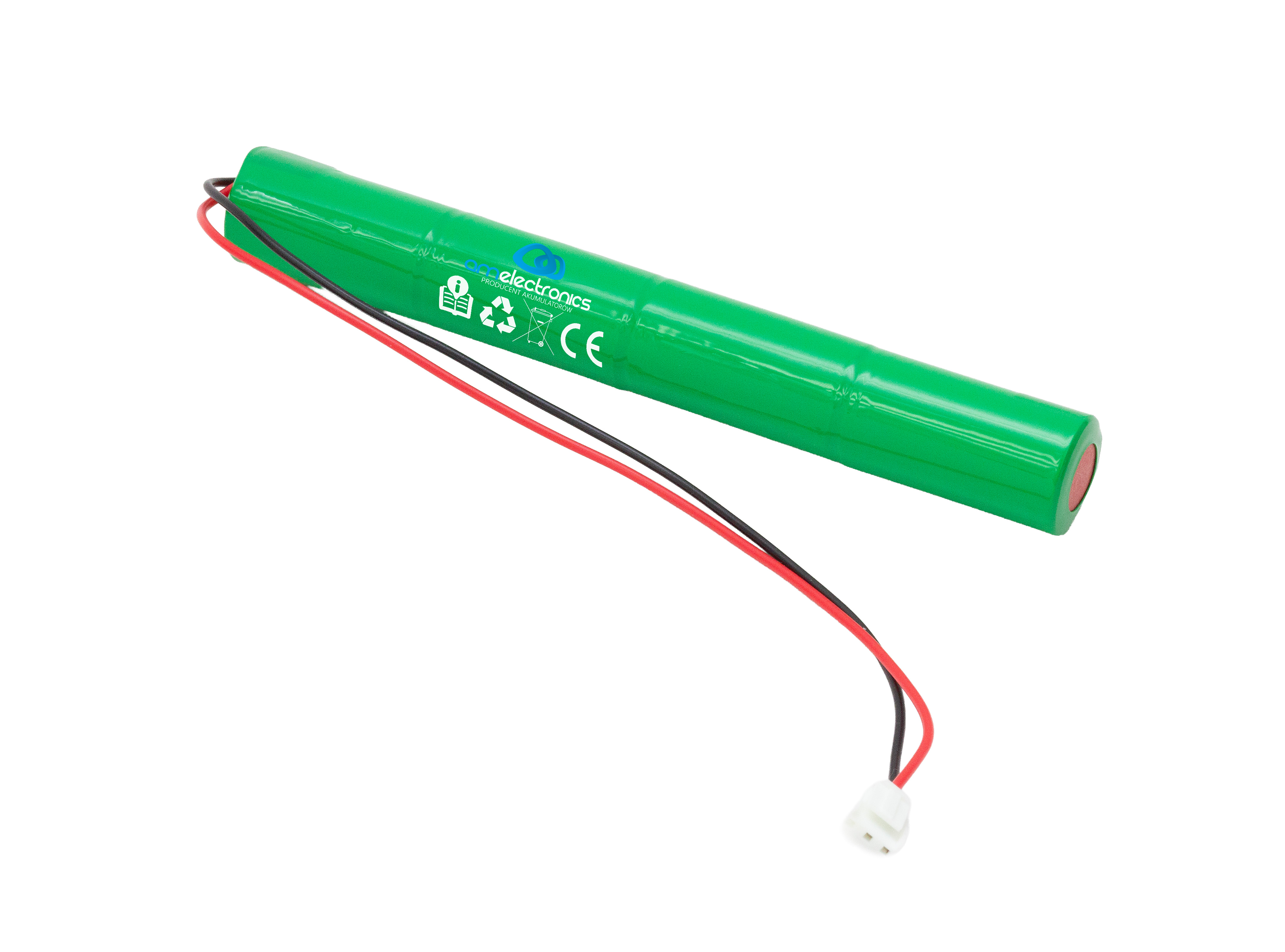 AKUMULATOR DO OŚWIETLENIA AWARYJNEGO 4,8V 2500MAH NI-CD VHR3(2 PINY) (4722)