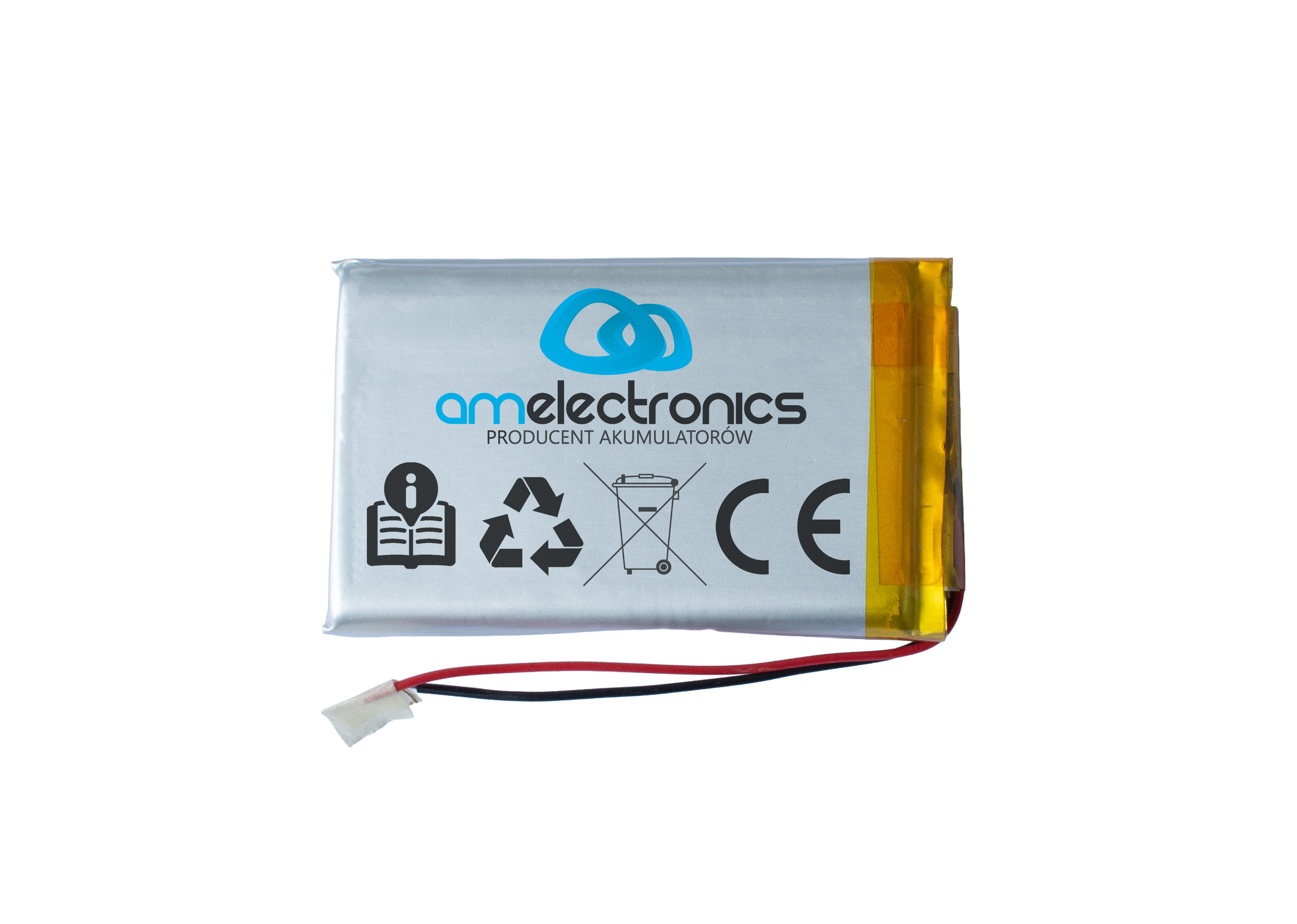 Akumulator pryzmatyczny 3,7V 2000mAh 604070 (4562)