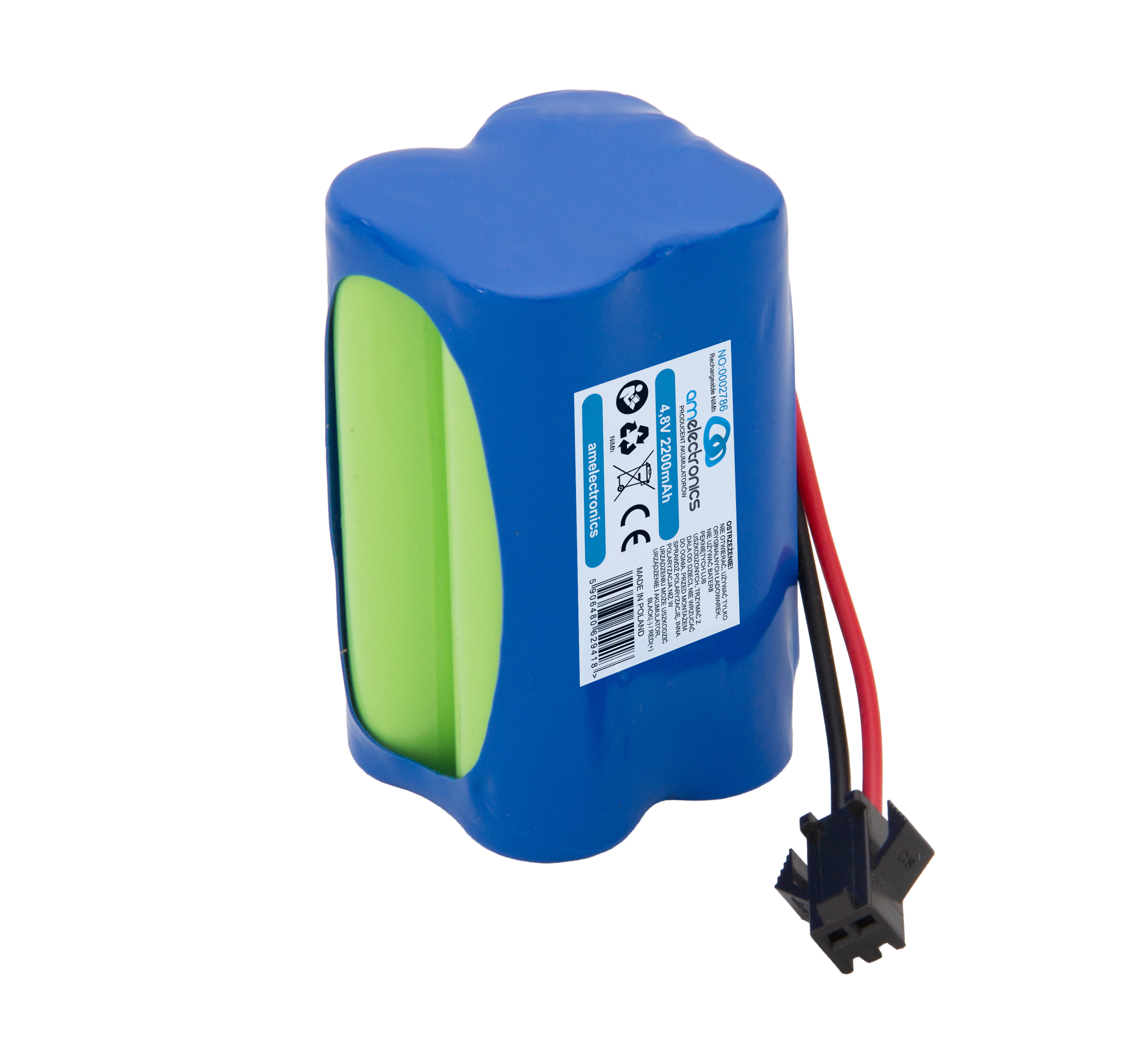 AKUMULATOR PAKIET R/C 4,8V 2200mAh NI-MH JST-SM (2786)