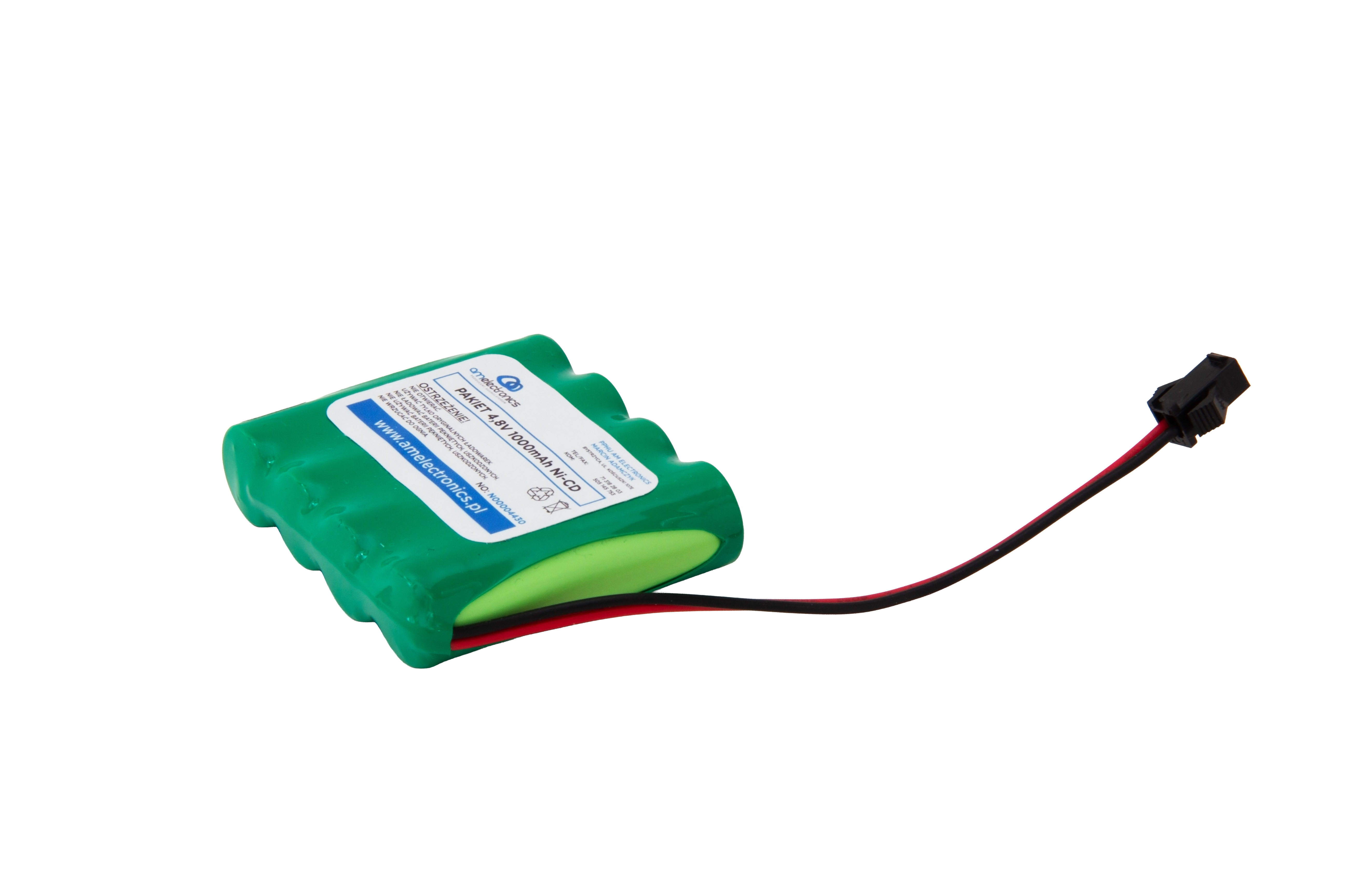 Akumulator R/C 4,8V 1000mAh NiCd AA wtyczka JST SM (1780)