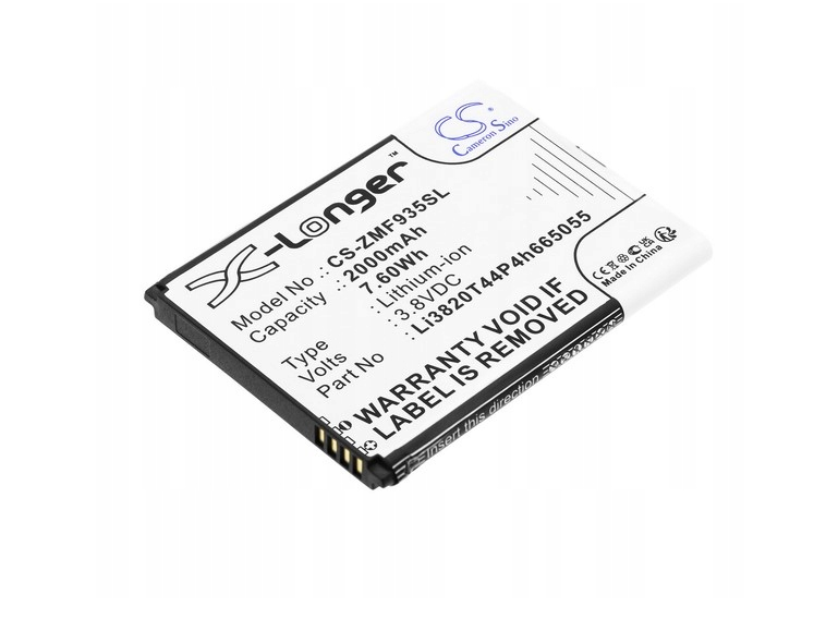 BATERIA AKUMULATOR DO ROUTERA ZTE ZA Li3820T44P4h665055 3,8V 2000MAH (1508)