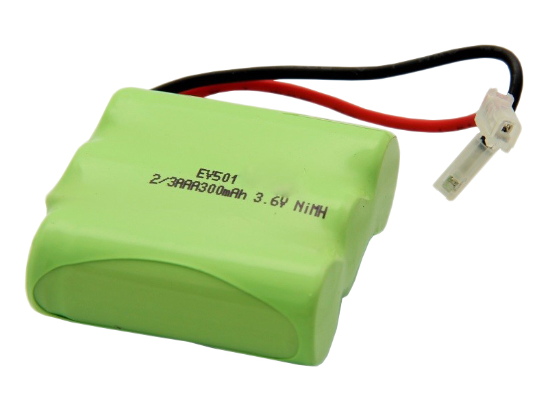 PAKIET OGNIWA EV501 2/3AAA 300mAh 3,6V T161 T501