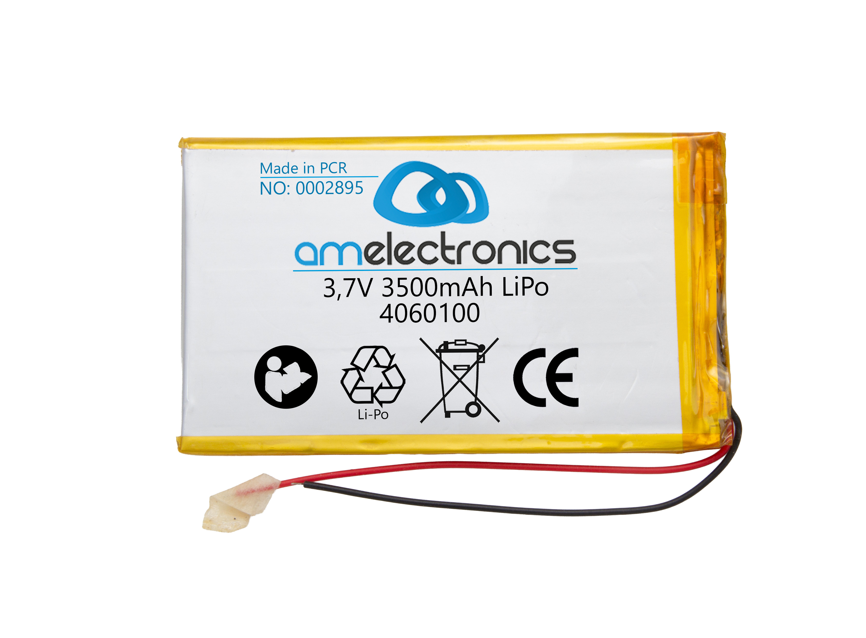 Akumulator 3,7V 3500mAh 4060100 (2895)