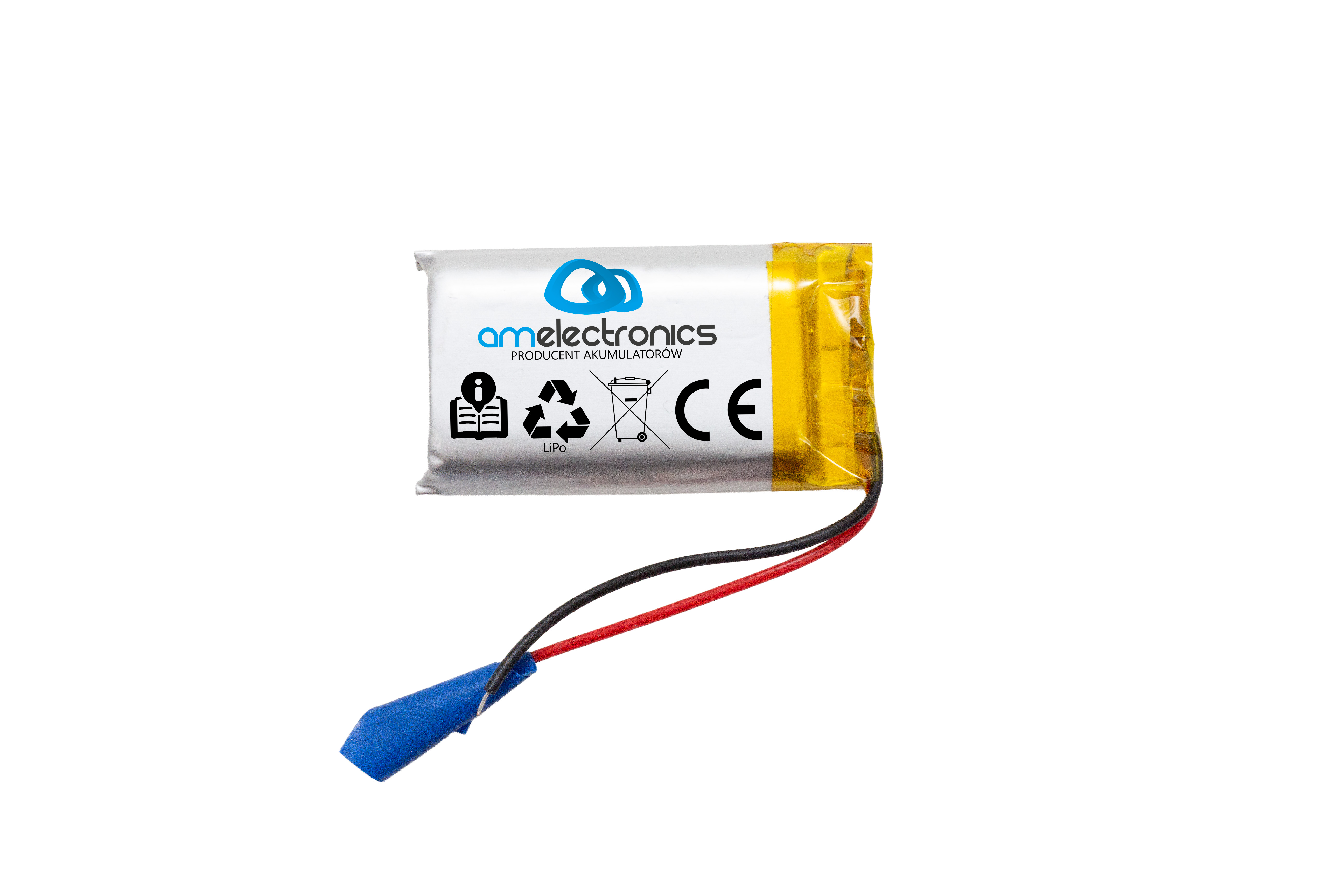 Akumulator pryzmatyczny 3,7V 500mAh 802035 (2553)