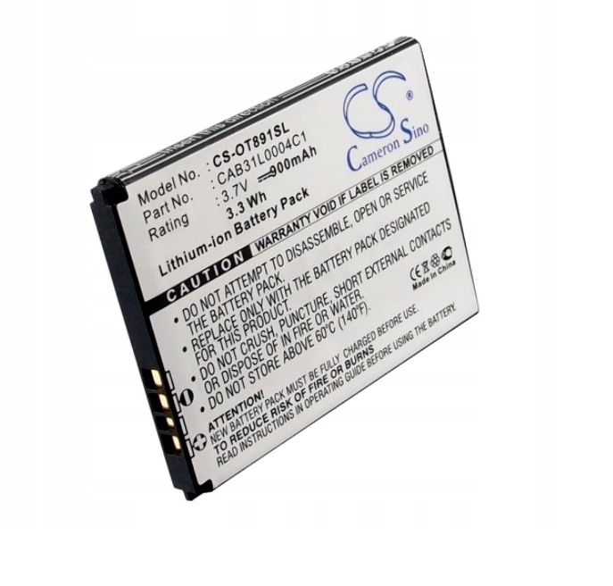 Bateria do ALCATEL ONE TOUCH 155 808 813 891 979 TP-DS1 A382G (1483)