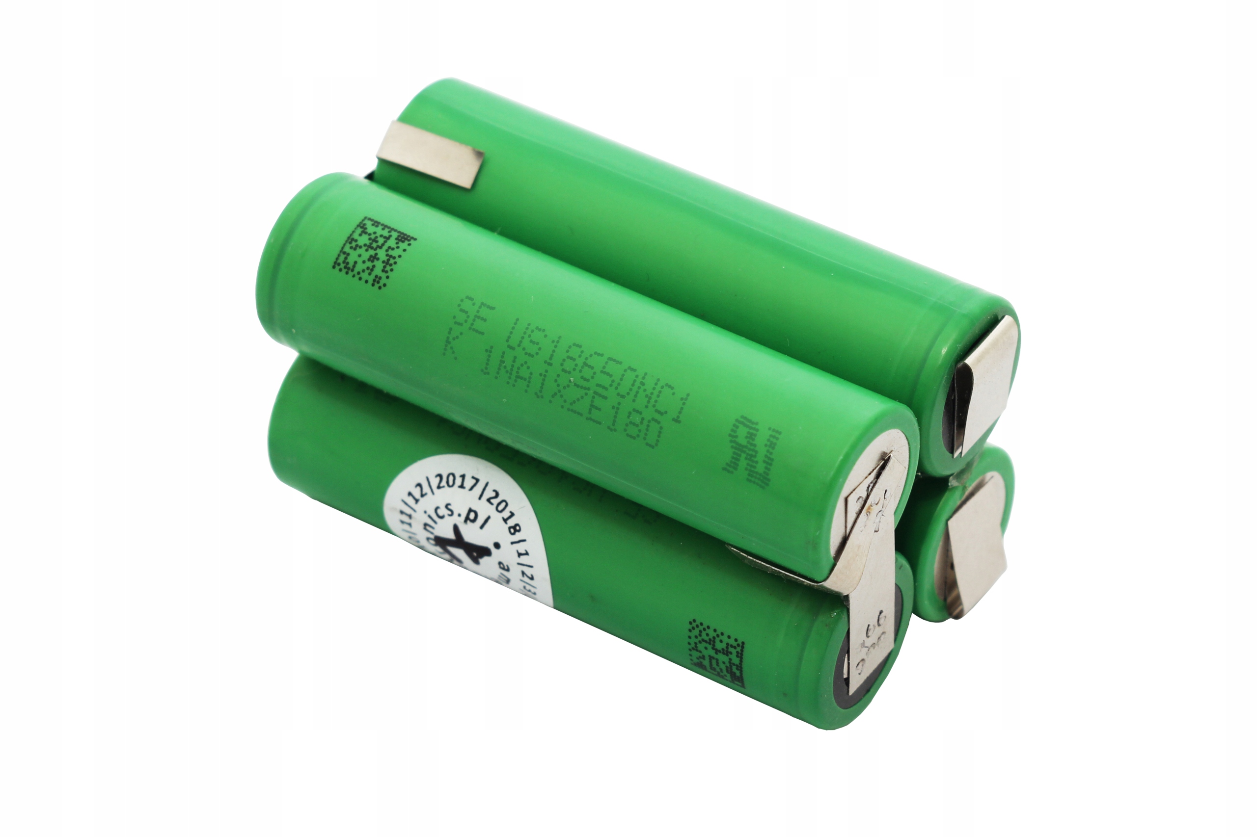 Pakiet 4 ogniw US18650 4S1P 14,4V 2,1Ah (0693)