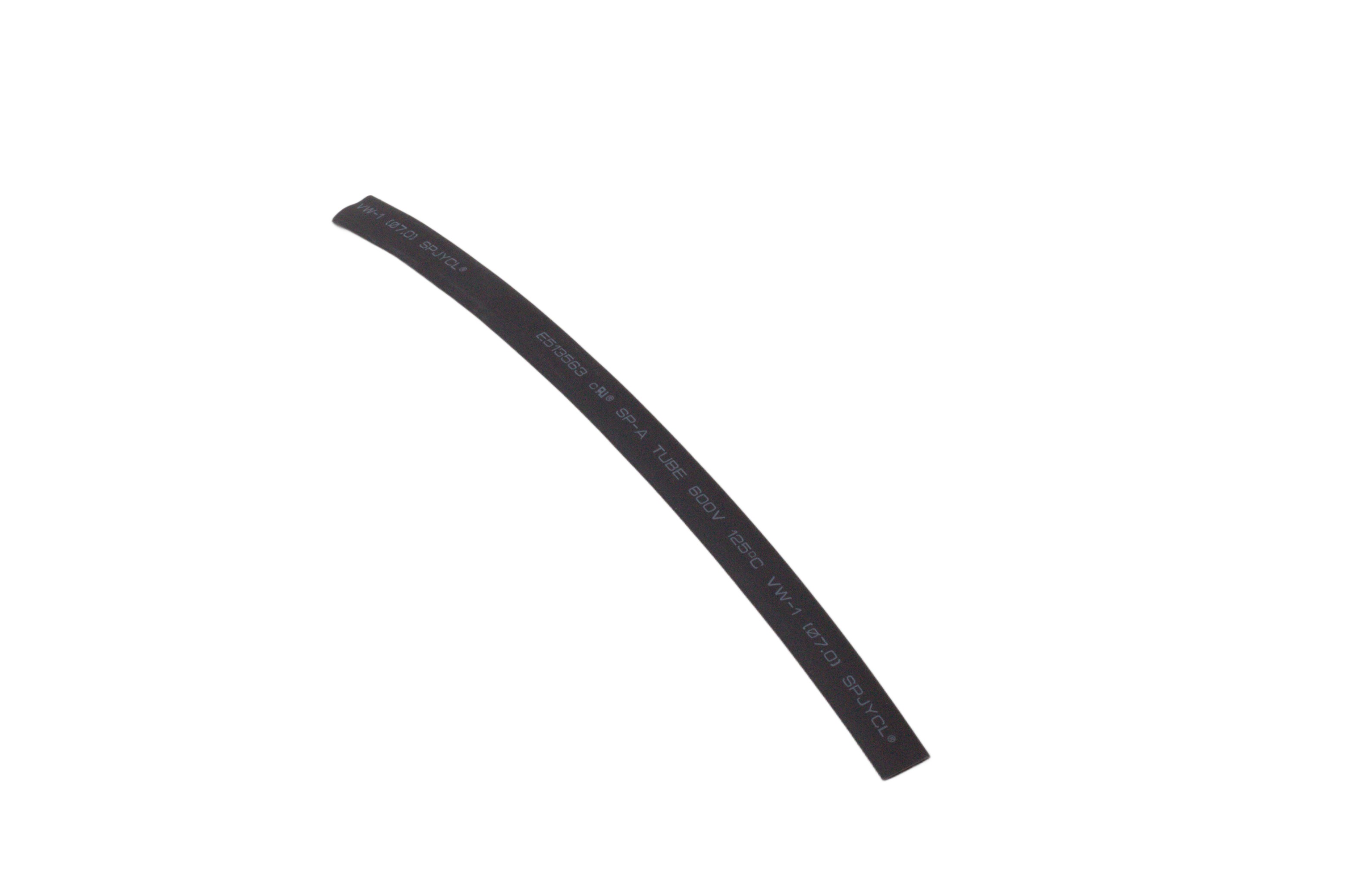 RURA TERMOKURCZLIWA 6,4MM CZARNA 1m (3777)