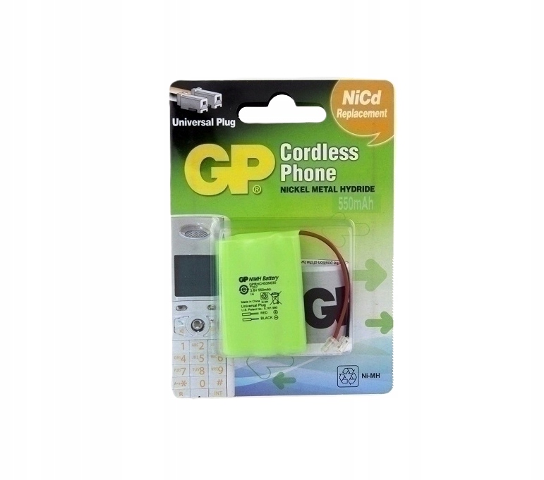 Akumulator GP T207 550mAh 3,6V Ni-MH (1262)