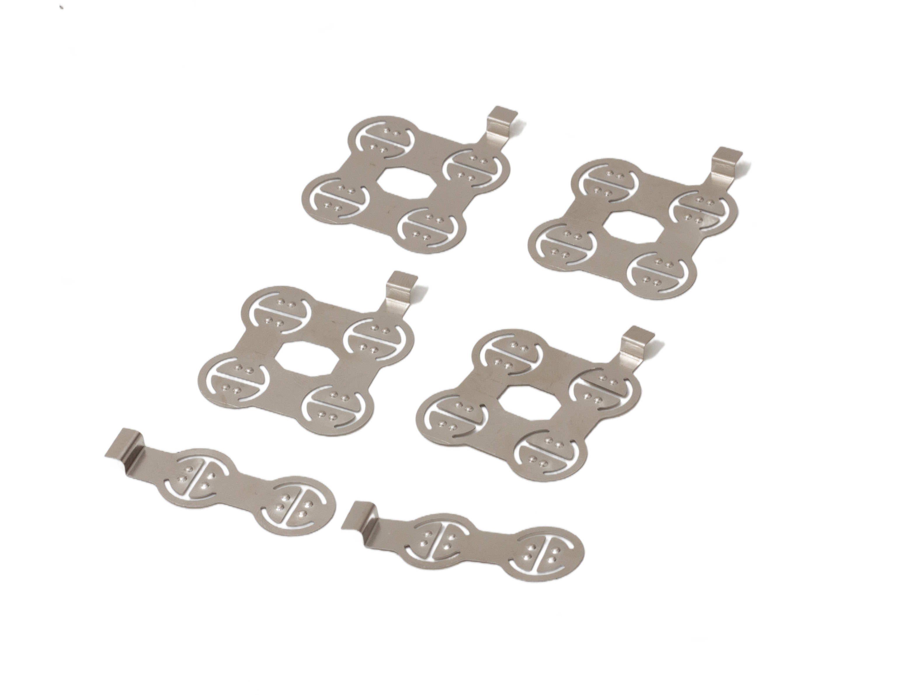 Zestaw blaszek 4x4 + 2x2 na ogniwa o średnicy 18mm (4838)