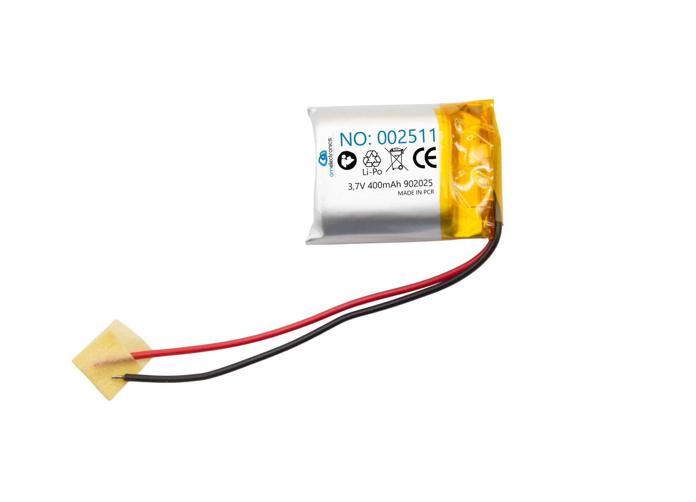 Akumulator LiPo 3,7V 400mAh 902025 (2511)
