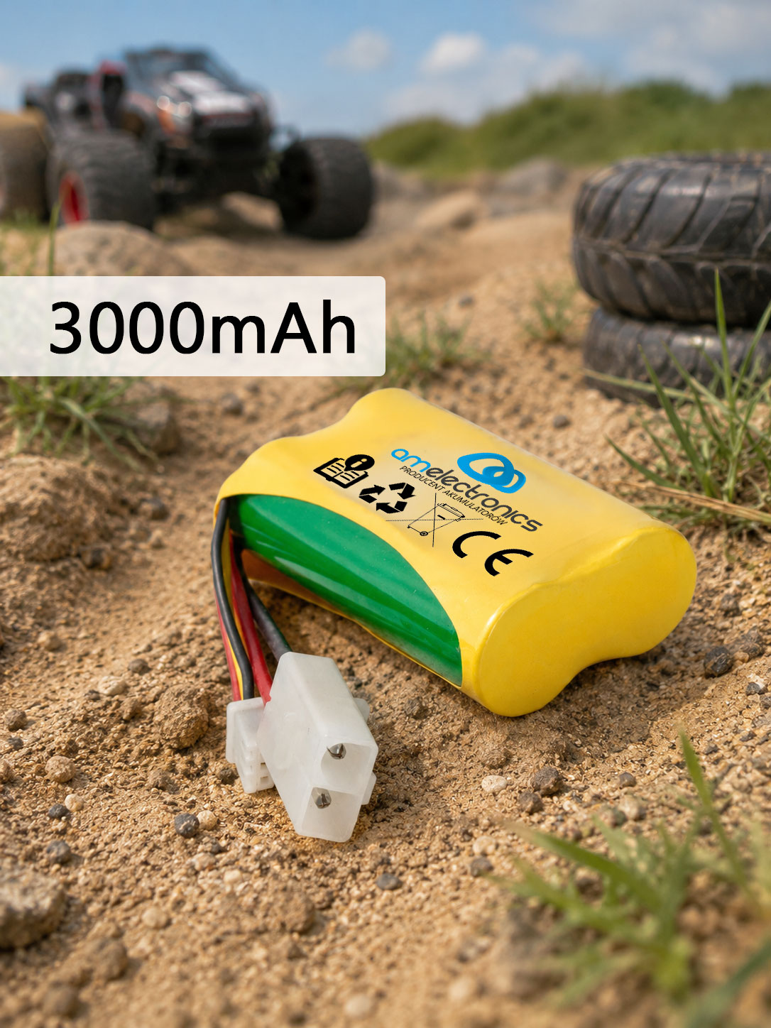 PAKIET AKUMULATOR DO WL-TOYS  7,4V 3000MAH TAMYIA L959 (4626)