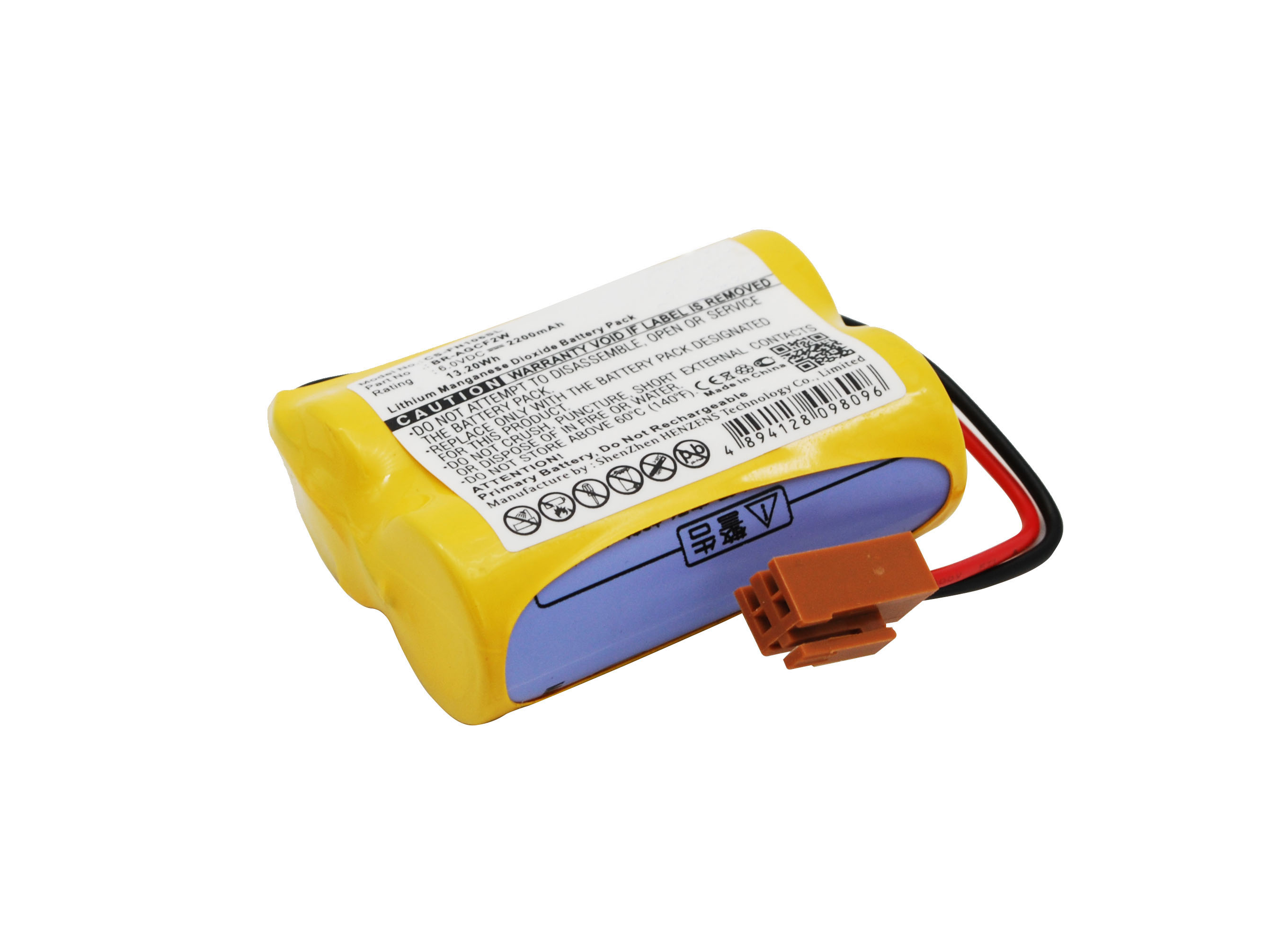 Bateria PANASONIC BR-ACF2P 2,2Ah 6V Li-MnO2 PLC
