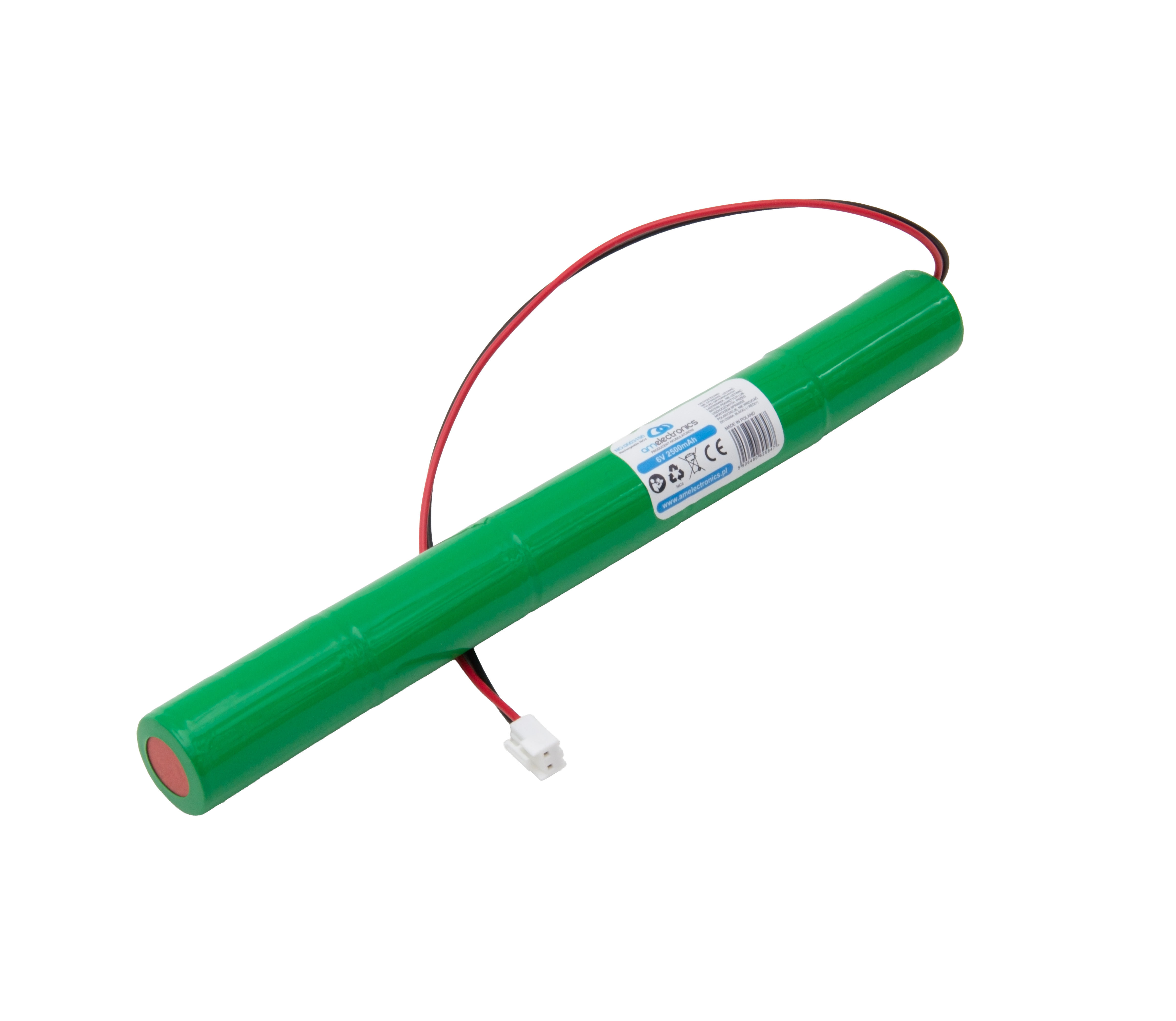 AKUMULATOR DO LAMP AWARYJNYCH 6V 2500mAh Ni-Cd (3156)